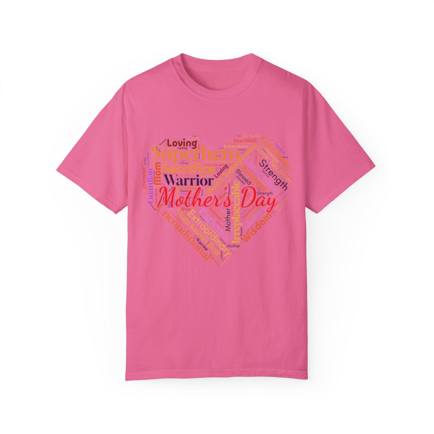 Mother's Day Heart Word Cloud T-Shirt