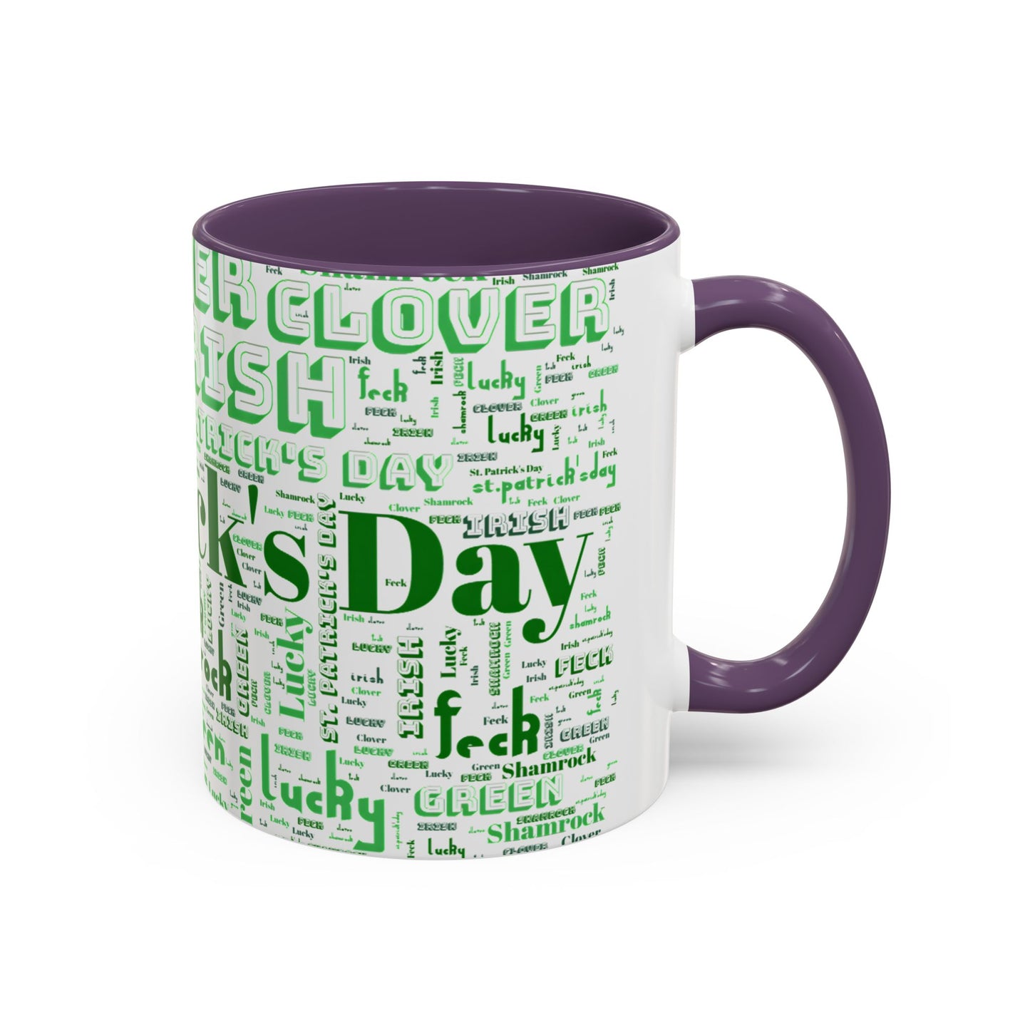 Irish St. Patrick's Day Word Art Mug
