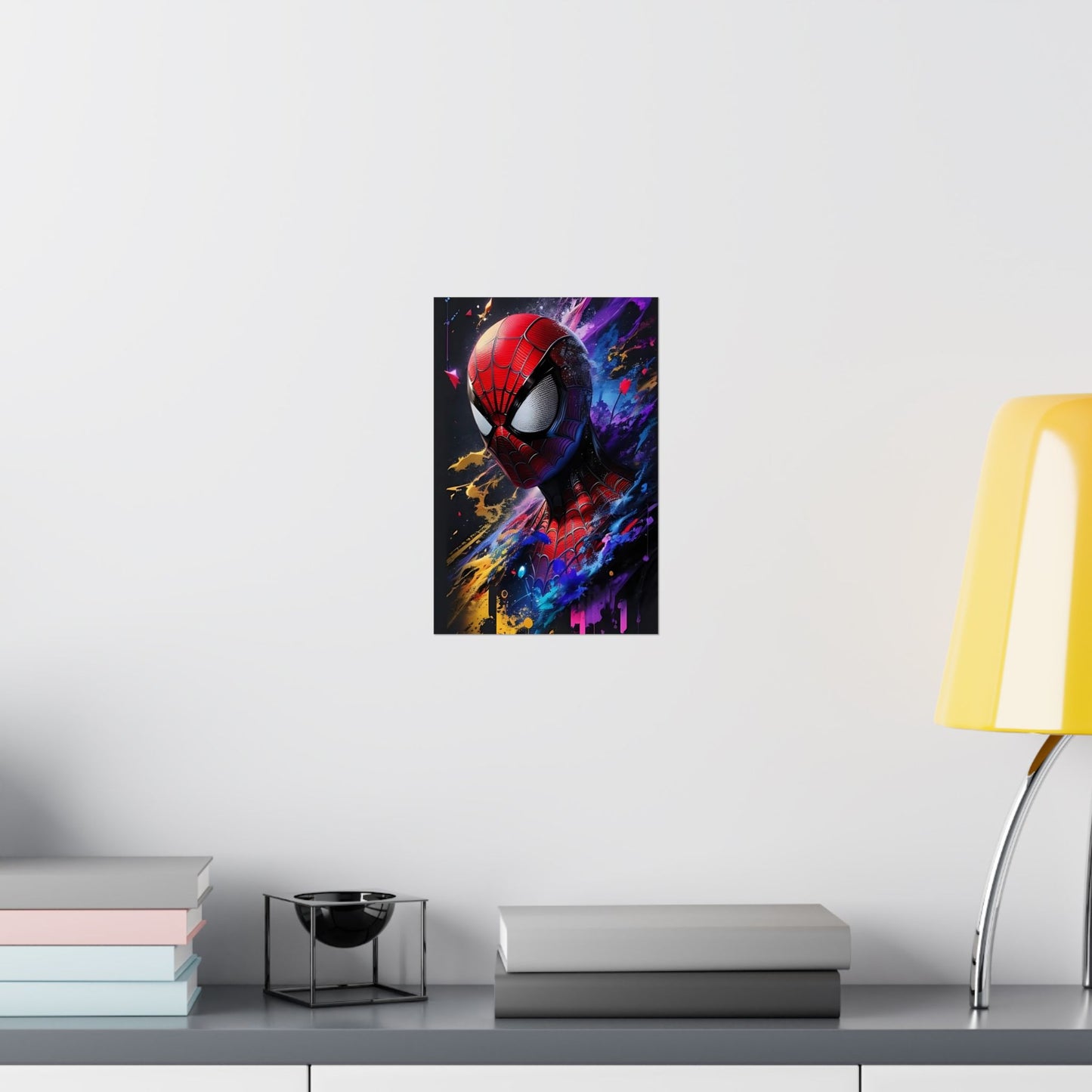 Spider-Hero Cosmic Art Poster