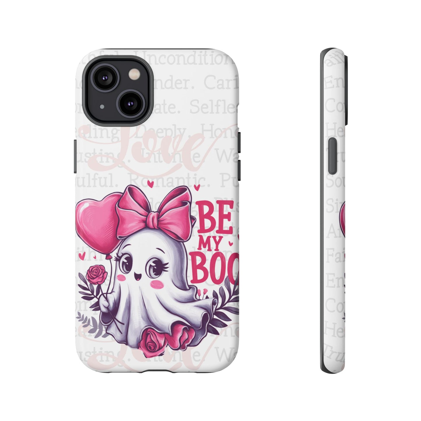 Be My Boo Ghost Patterned Durable Phone Case