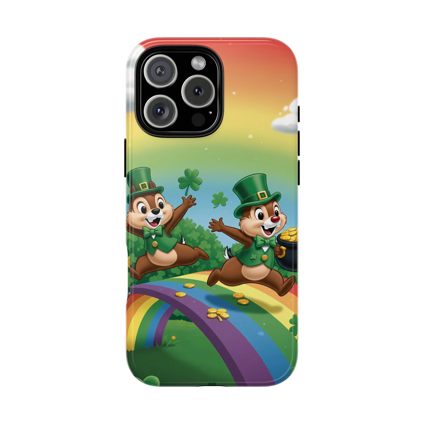 Disney Chip 'n Dale St. Patrick's Day Durable Phone Case