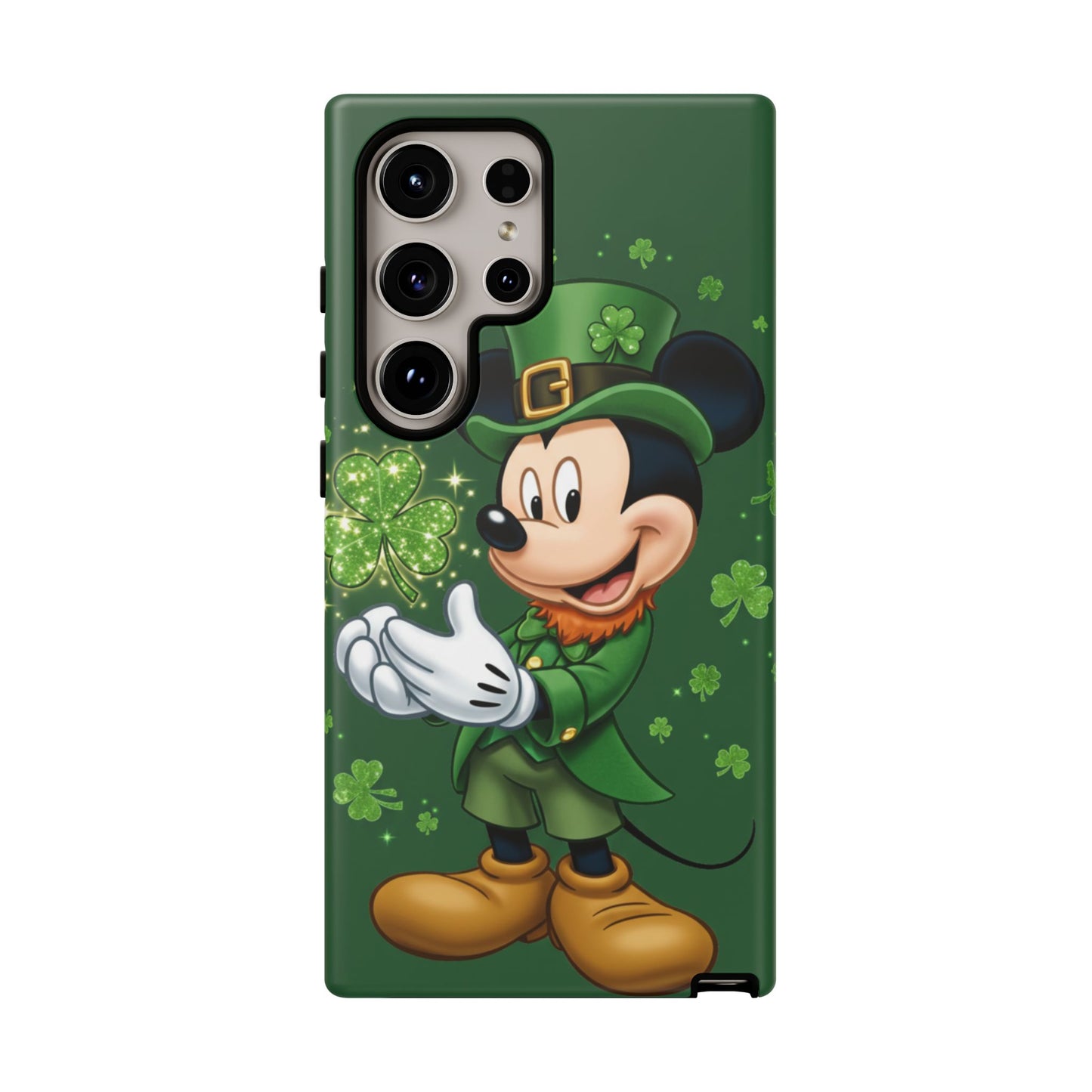 Disney Mickey Shamrock Durable Phone Case
