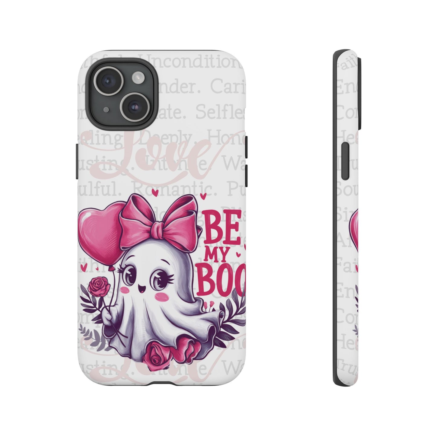 Be My Boo Ghost Patterned Durable Phone Case