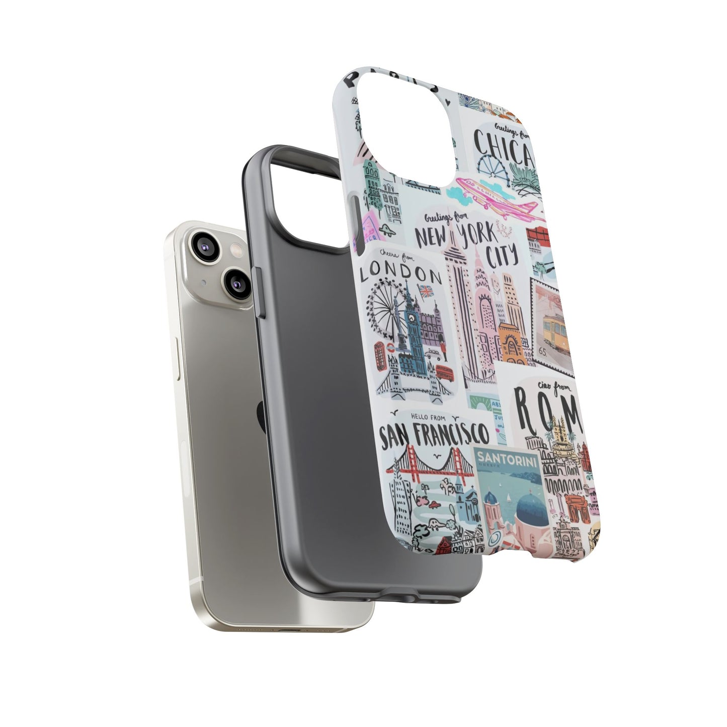 Wanderlust Travel-Themed Durable Phone Case