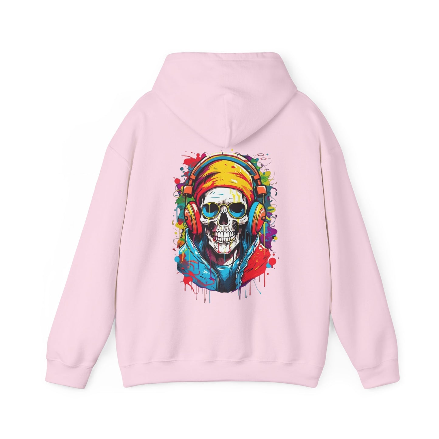 Vivid Gamer Skull Hooded Sweatshirt
