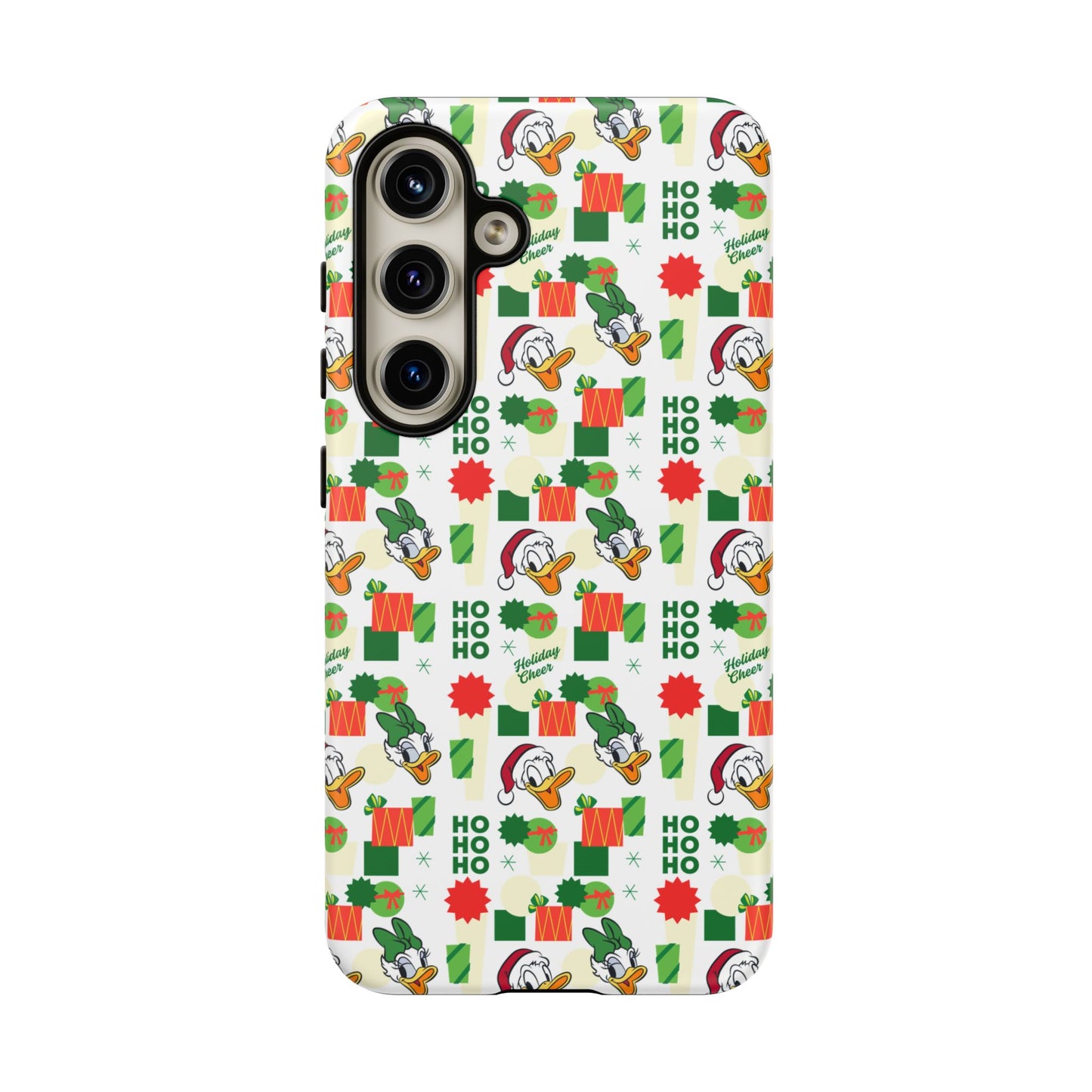 Disney Donald Duck and Daisy Christmas-Themed Durable Phone Case