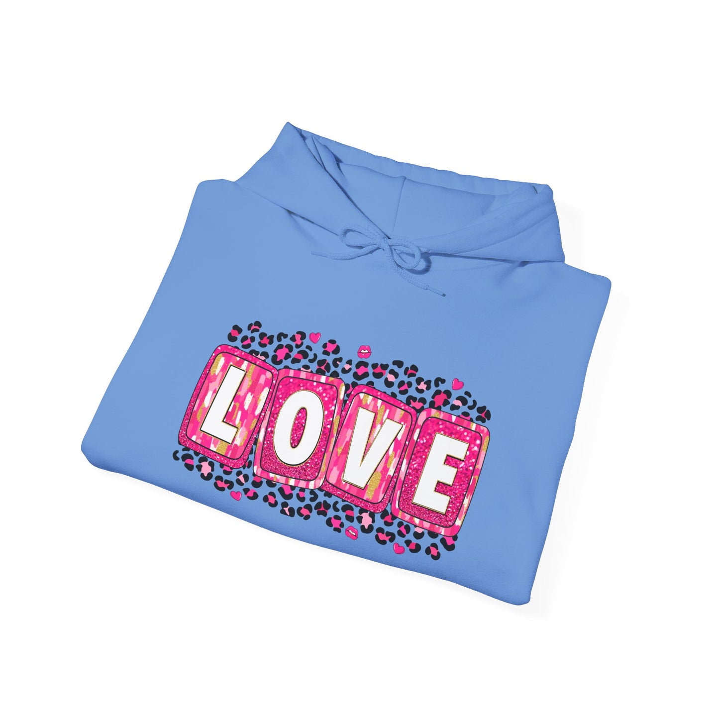 Personalized Love-Themed Hooded Sweatshirt