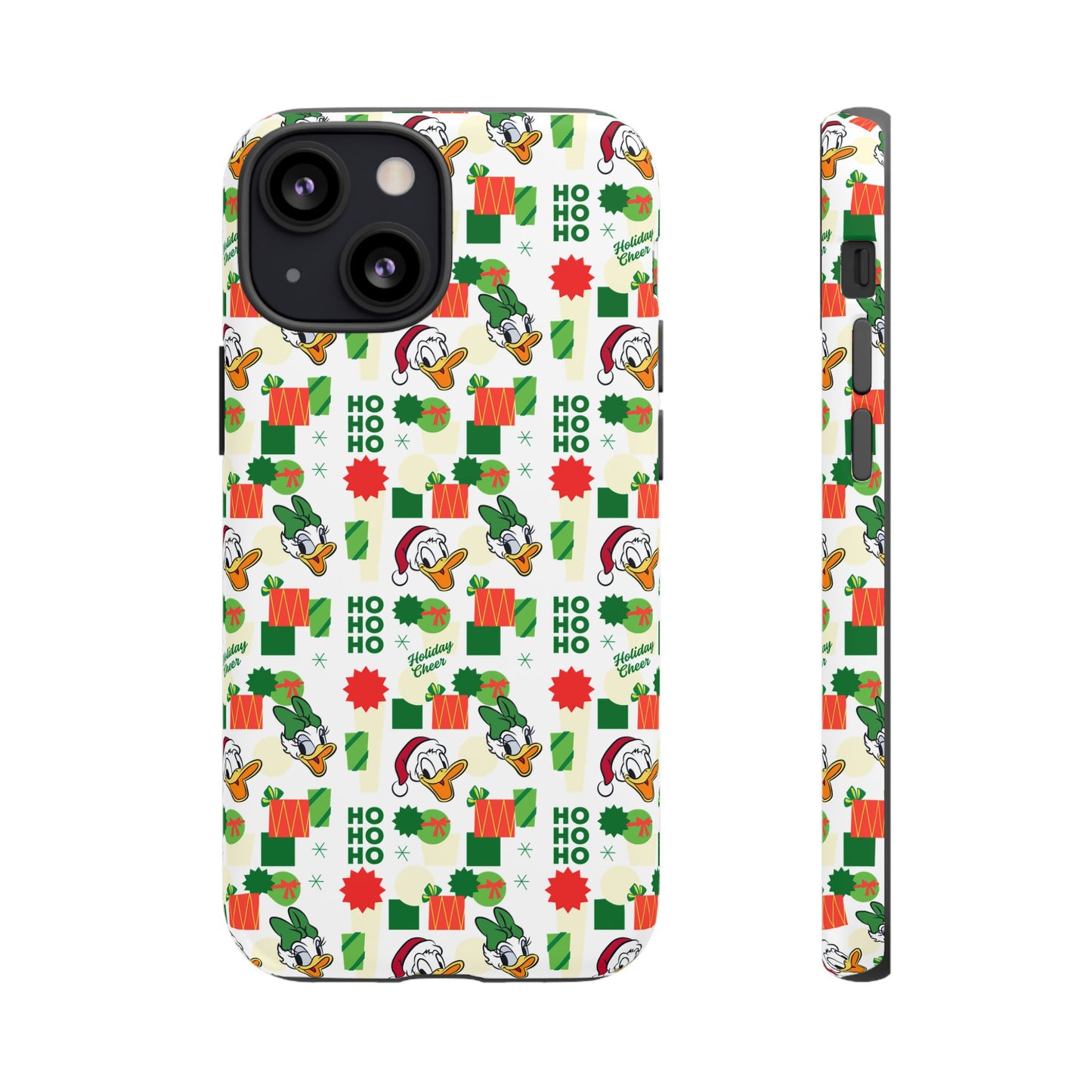 Disney Donald Duck and Daisy Christmas-Themed Durable Phone Case