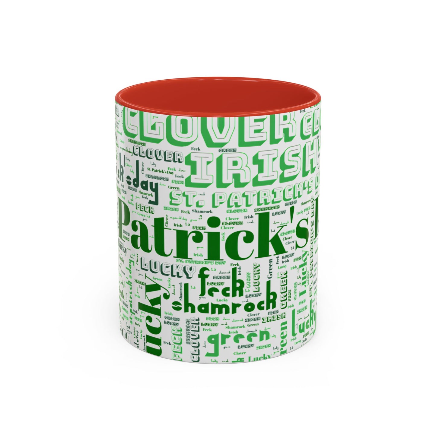 Irish St. Patrick's Day Word Art Mug