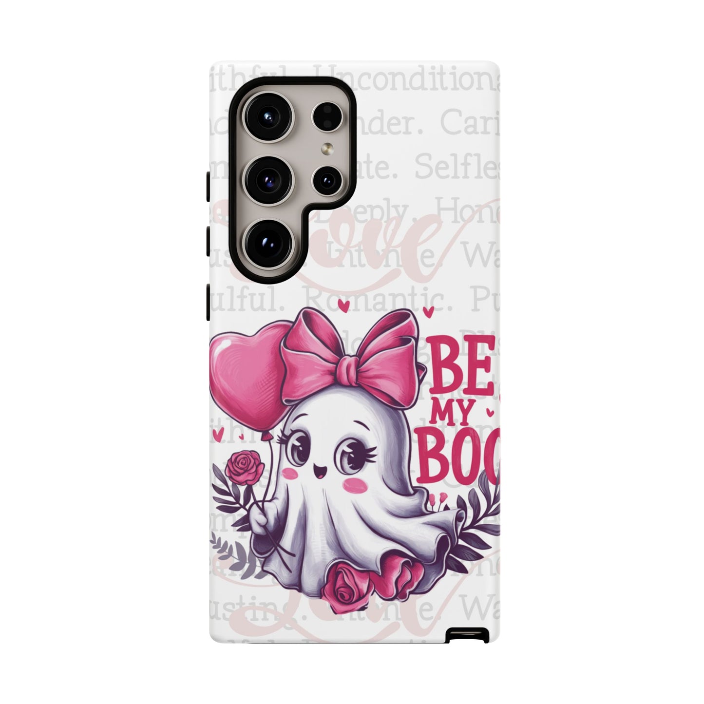 Be My Boo Ghost Patterned Durable Phone Case