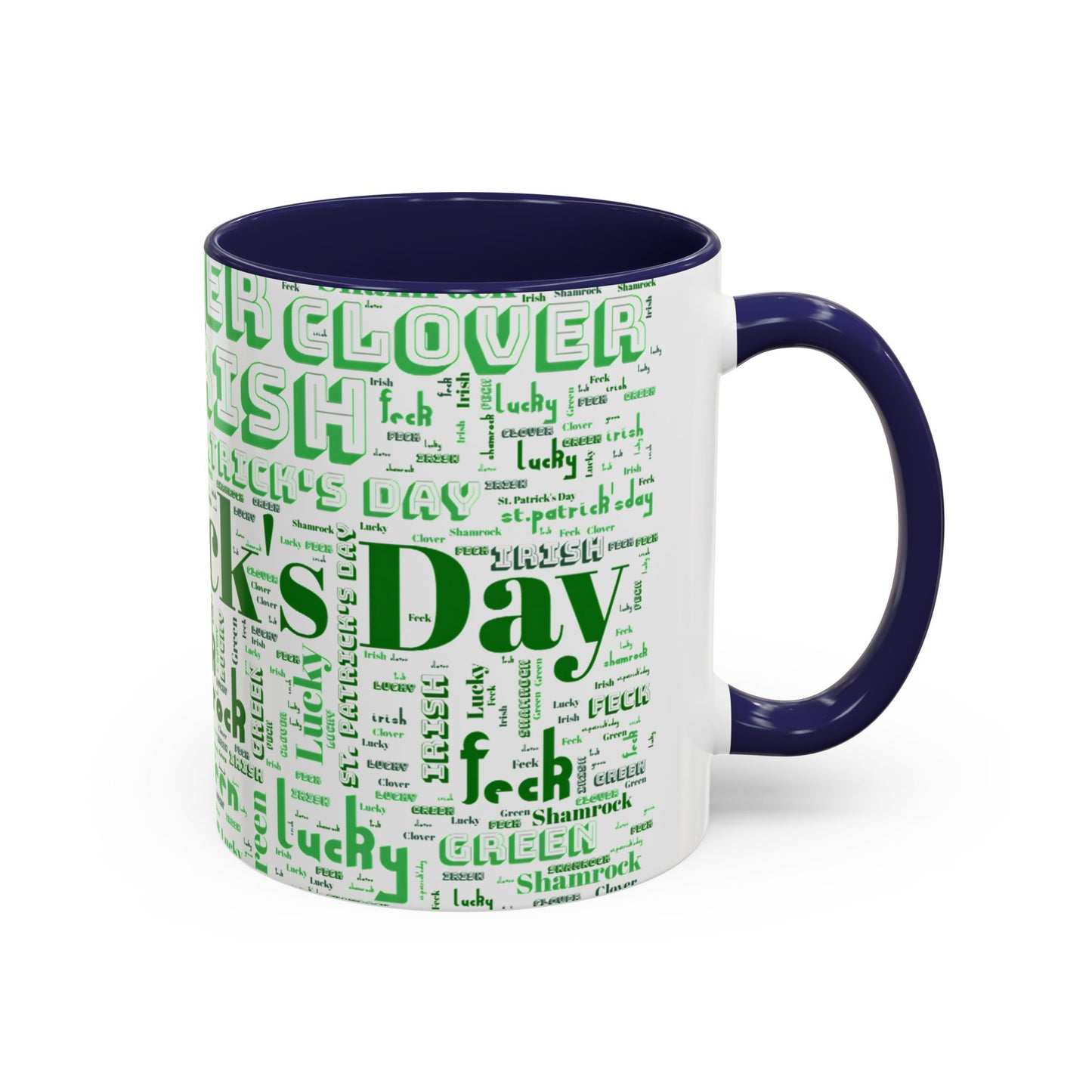 Irish St. Patrick's Day Word Art Mug
