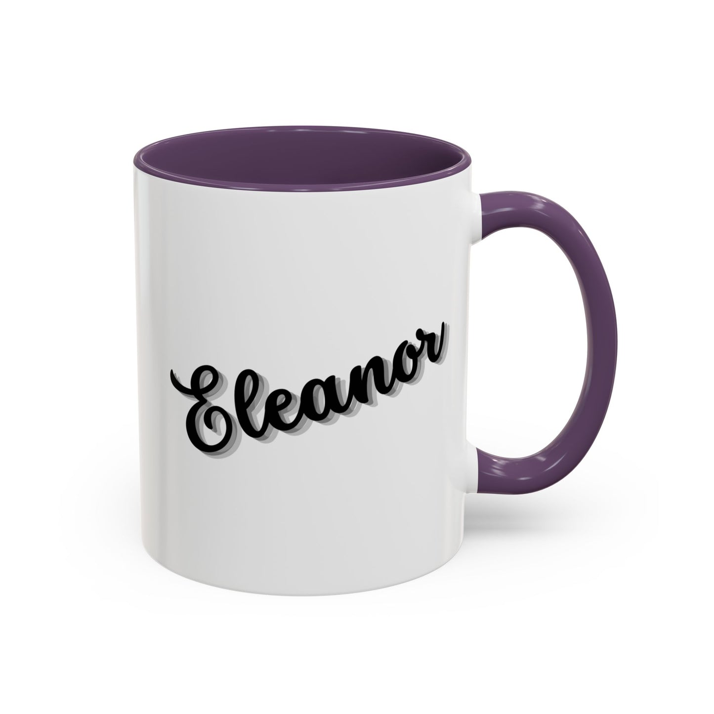 Valentine's Day Word Art Color Mug with Personalized Name