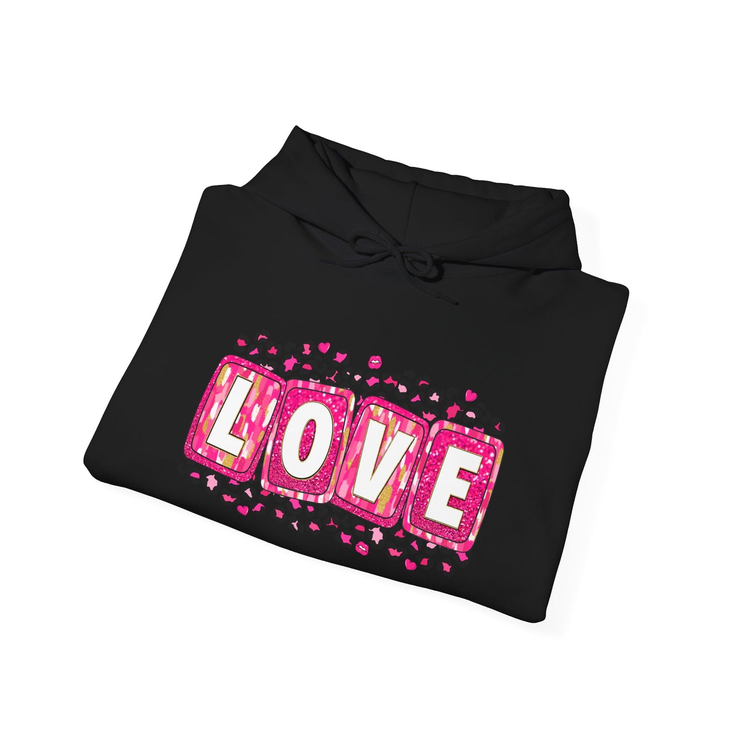Personalized Love-Themed Hooded Sweatshirt
