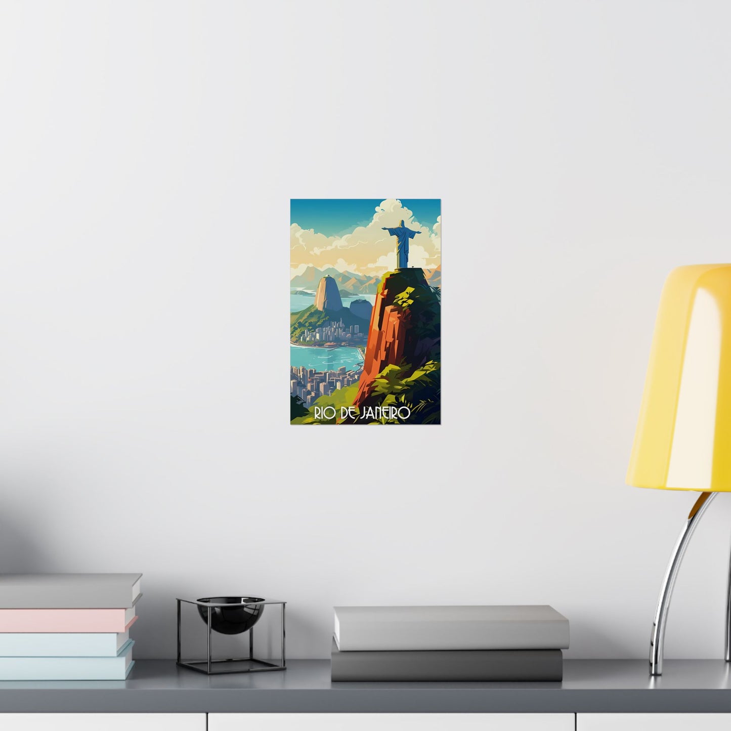 Rio de Janeiro Vintage Travel Poster
