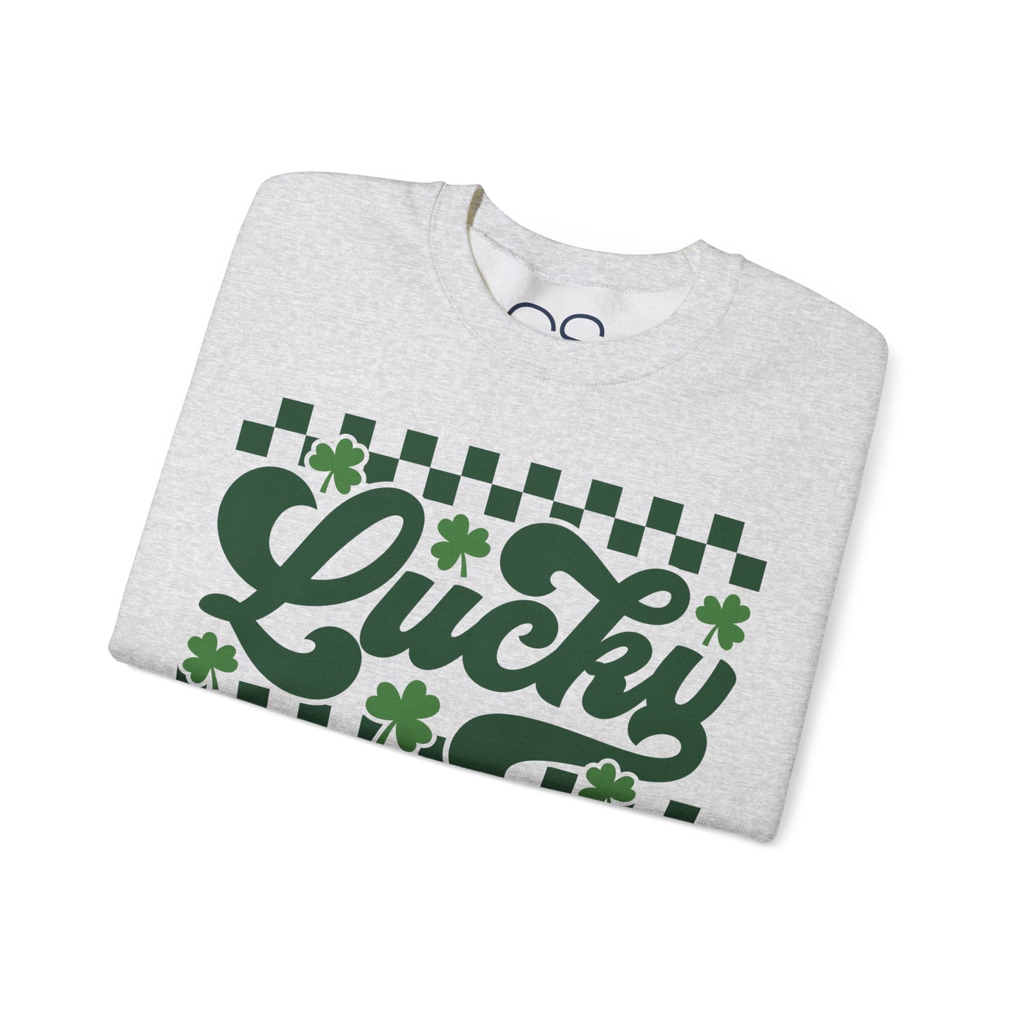 Lucky Shamrock Checkerboard Crewneck Sweatshirt