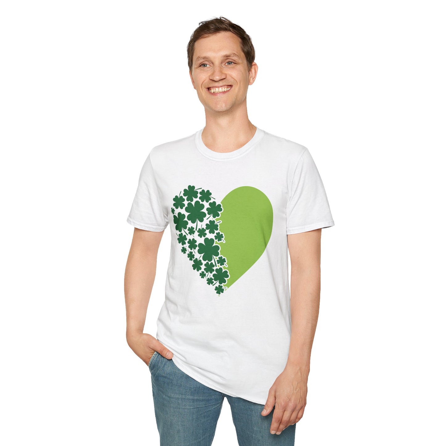 Irish Shamrock Heart T-Shirt