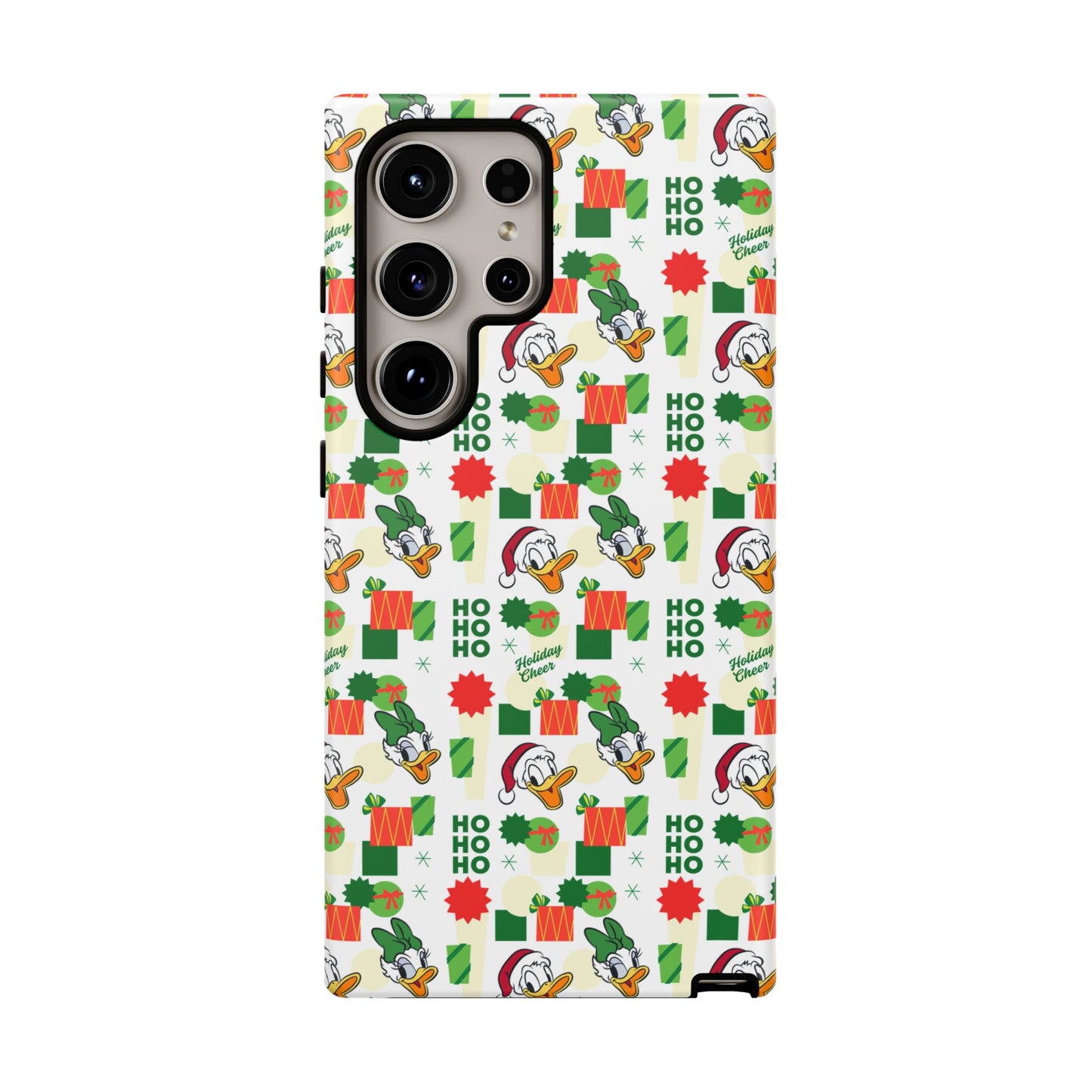 Disney Donald Duck and Daisy Christmas-Themed Durable Phone Case