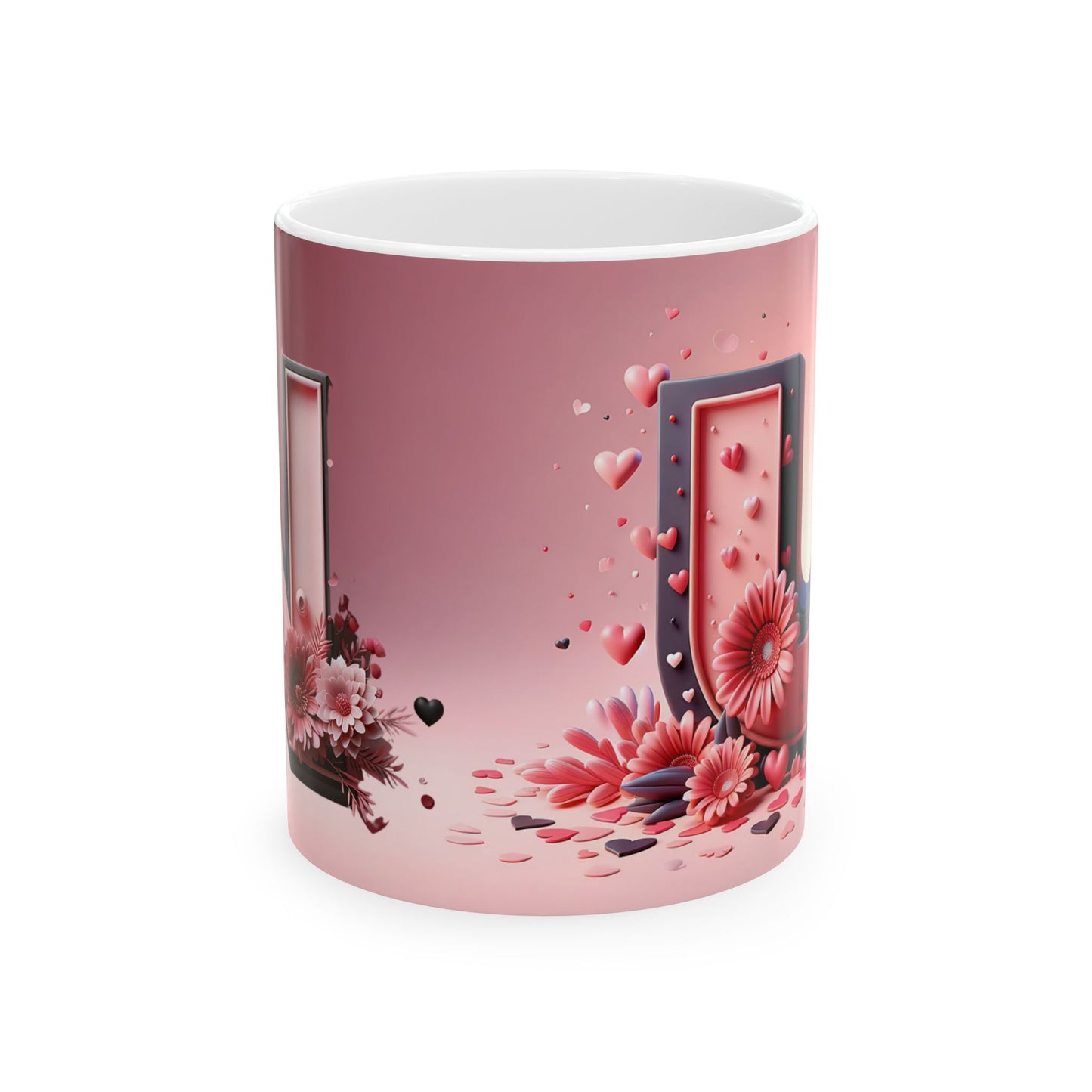 Personalized Valentine's Day Mug with Couple's Initials