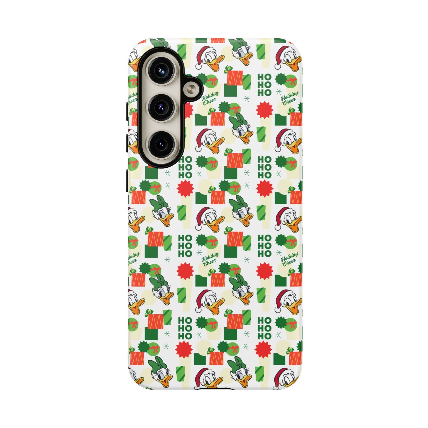 Disney Donald Duck and Daisy Christmas-Themed Durable Phone Case