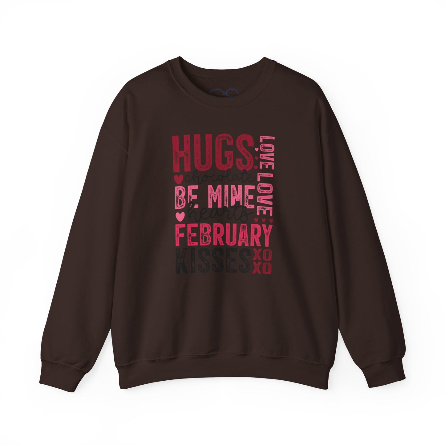 Cozy and Romantic Typography Crewneck Sweatshirt