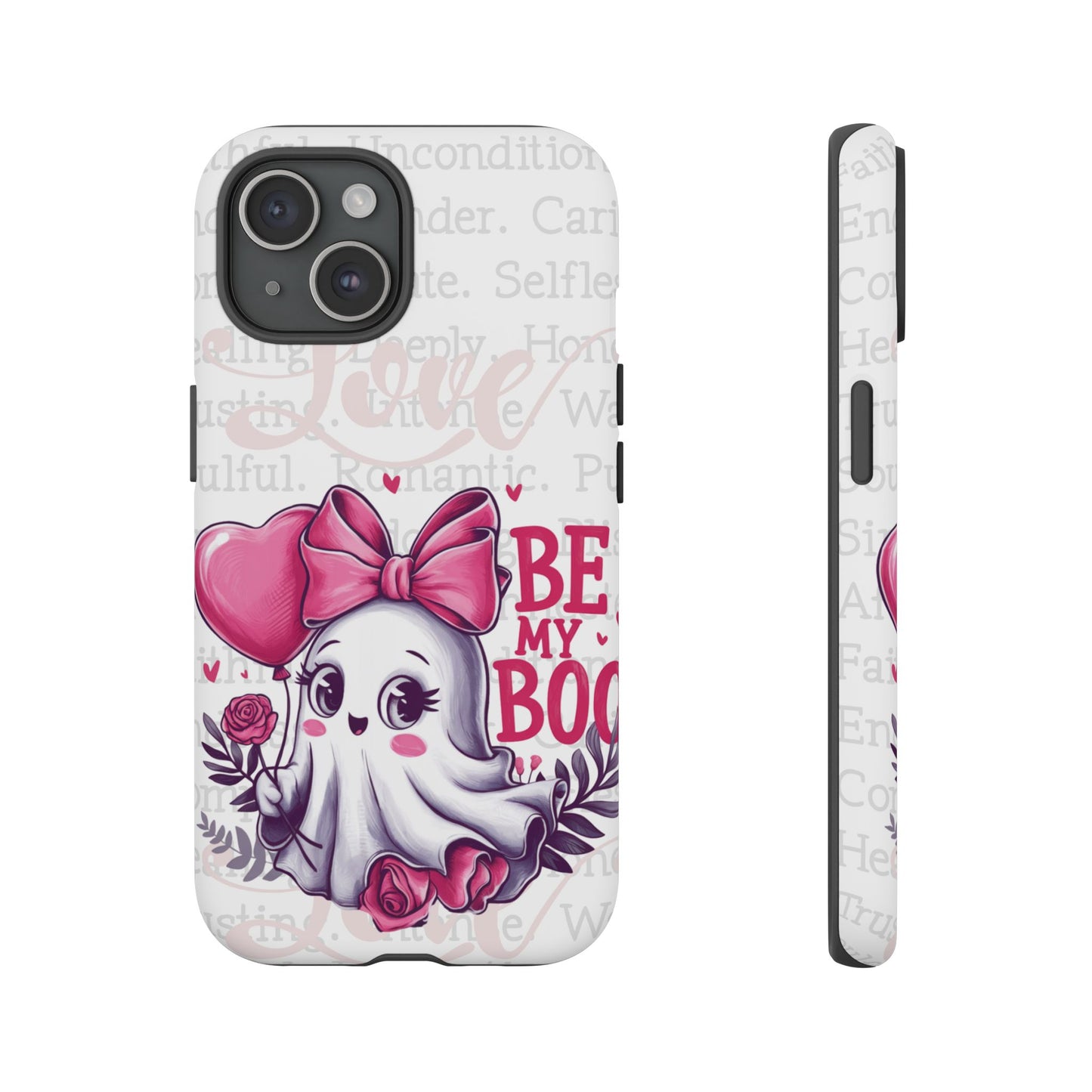 Be My Boo Ghost Patterned Durable Phone Case