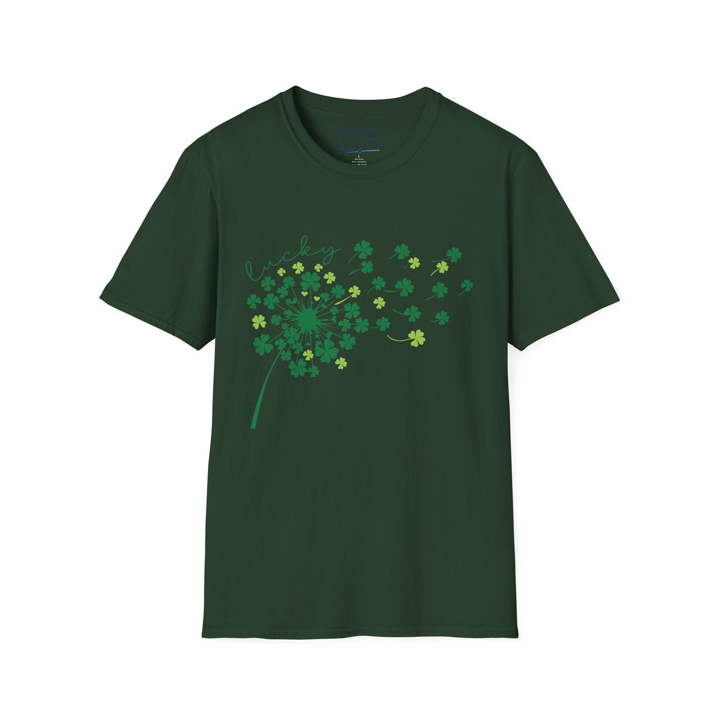 Luck of the Irish Dandelion Unisex Softstyle T-Shirt