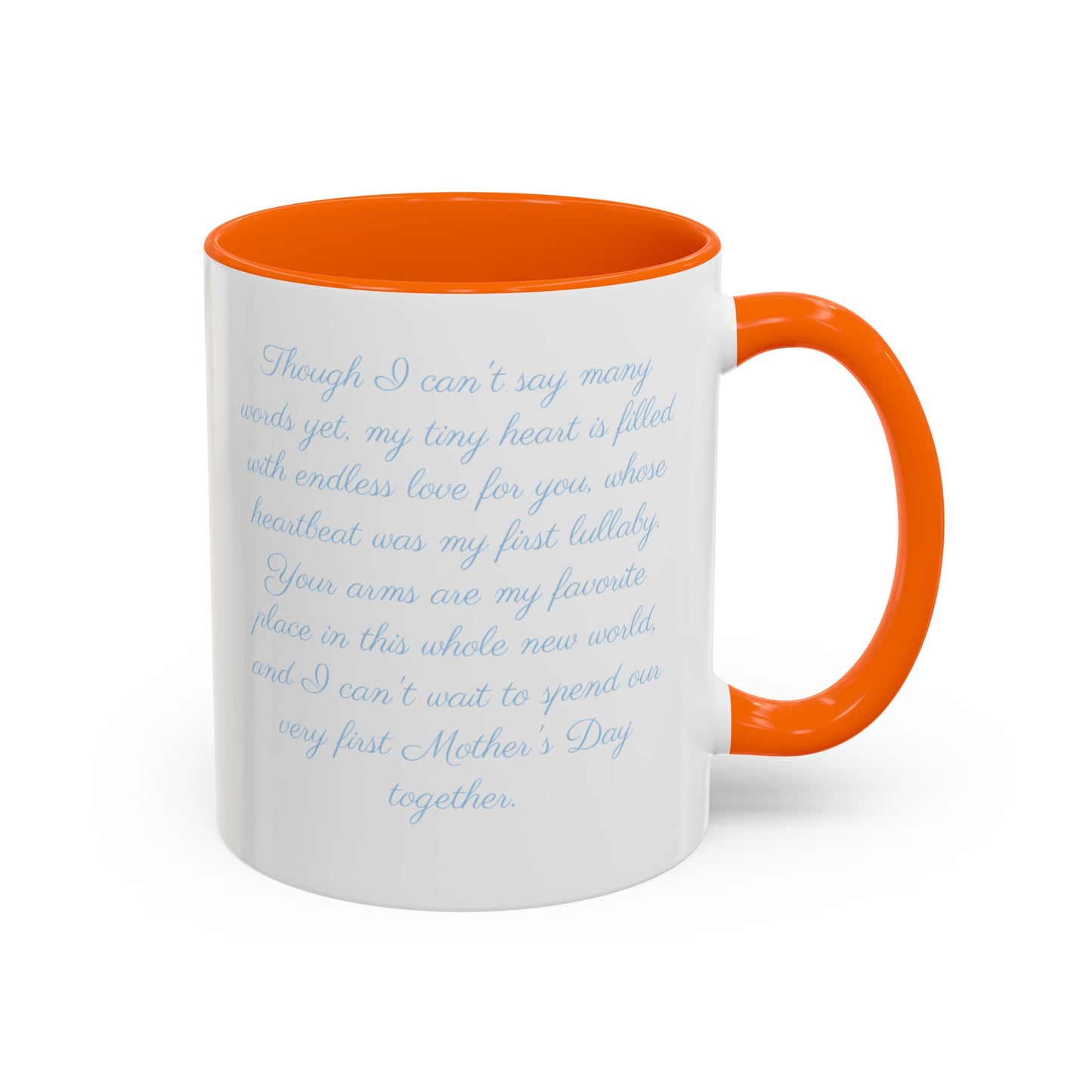 My First Mother's Day Mug Blue - Newborn Baby Message