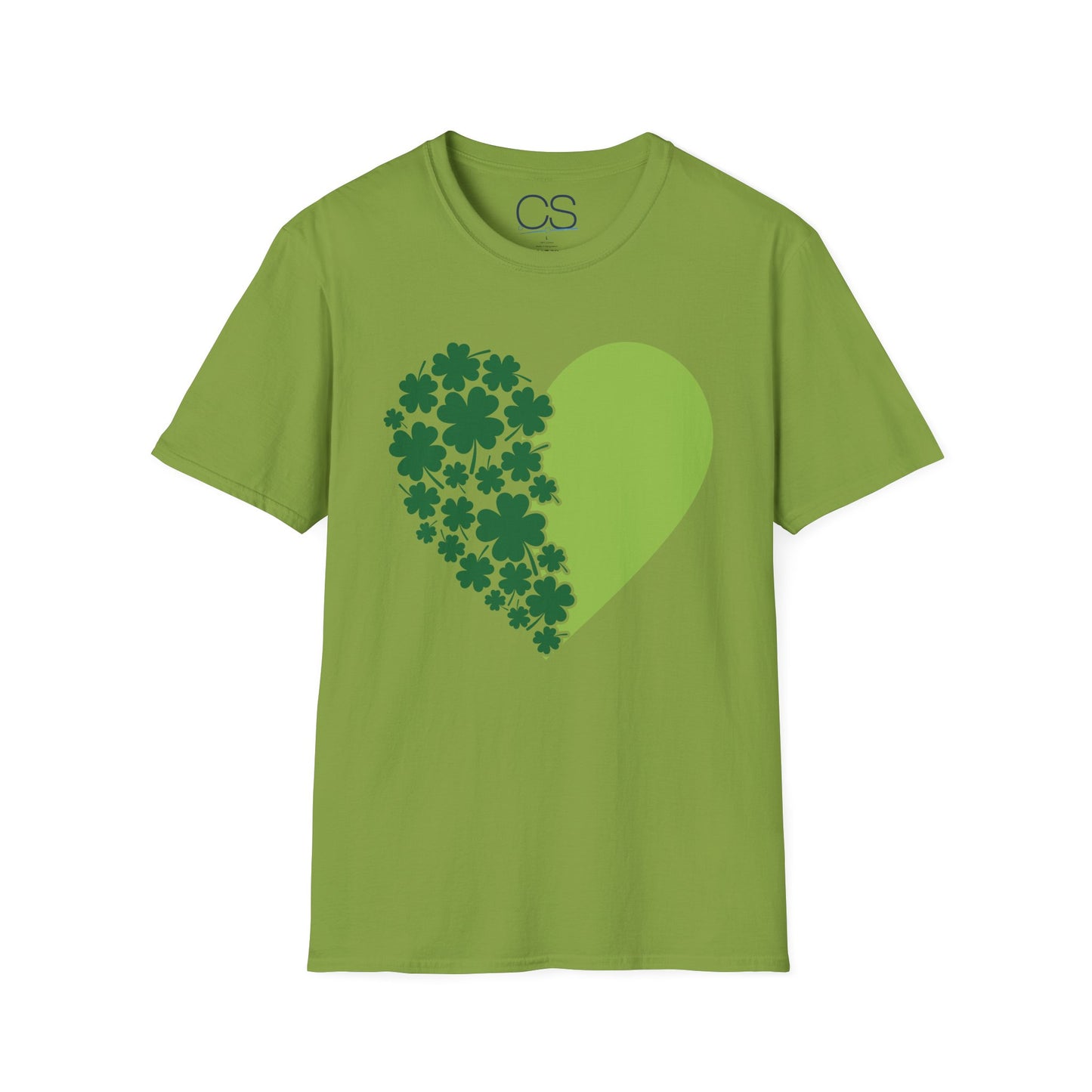 Irish Shamrock Heart T-Shirt