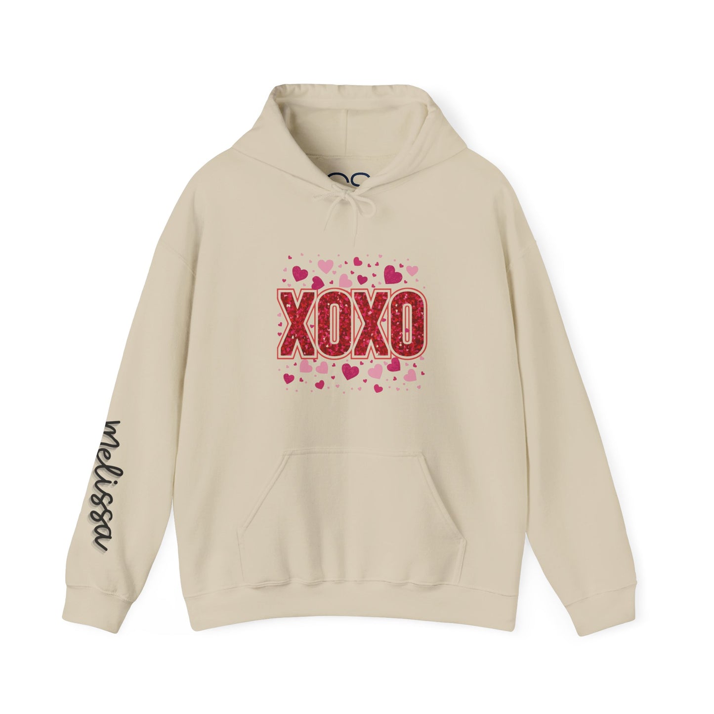 Personalized XOXO Hooded Sweatshirt