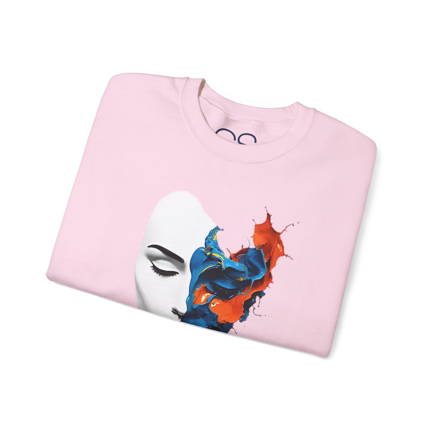 Abstract Art Face Crewneck Sweatshirt
