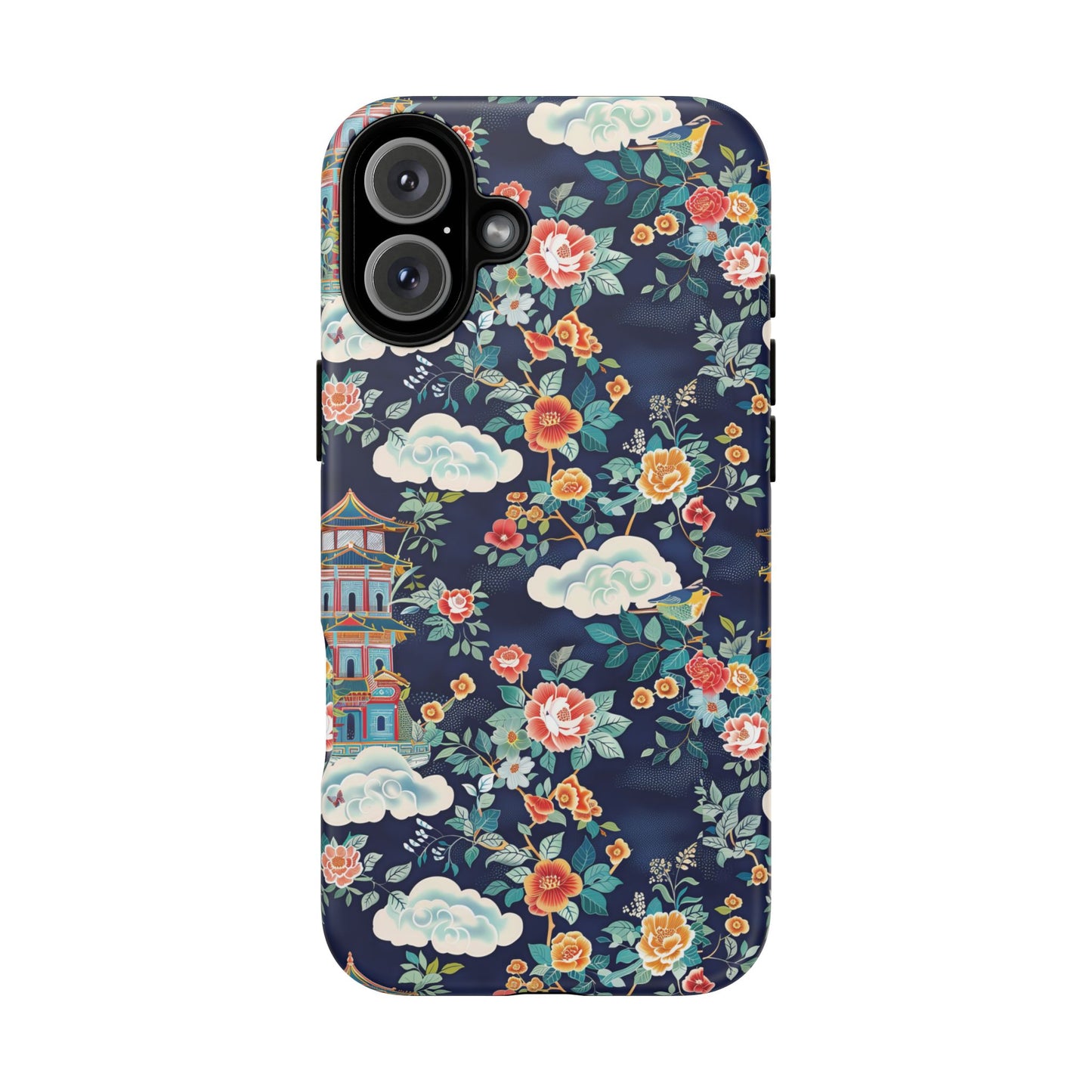 Enchanting Chinoiserie-Inspired Durable Phone Case