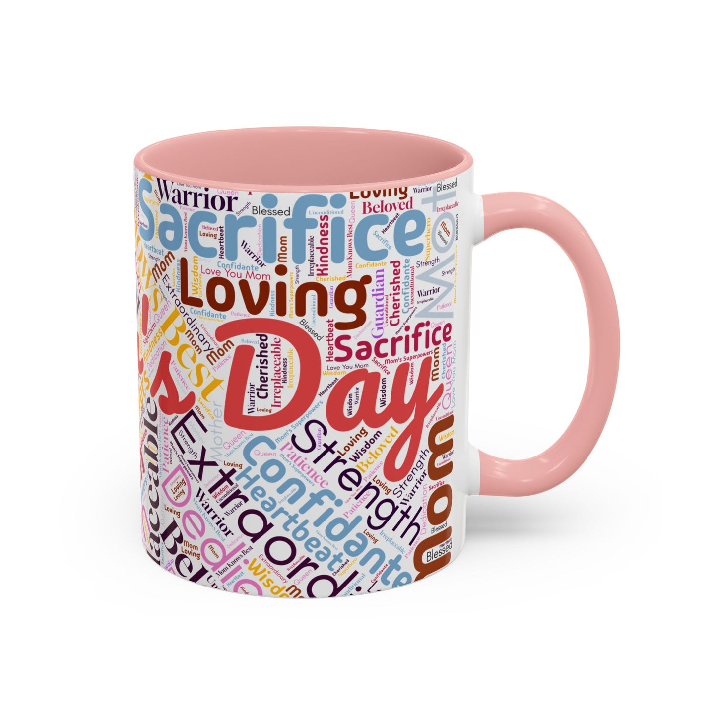 Colorful Mother's Day Word Art Mug