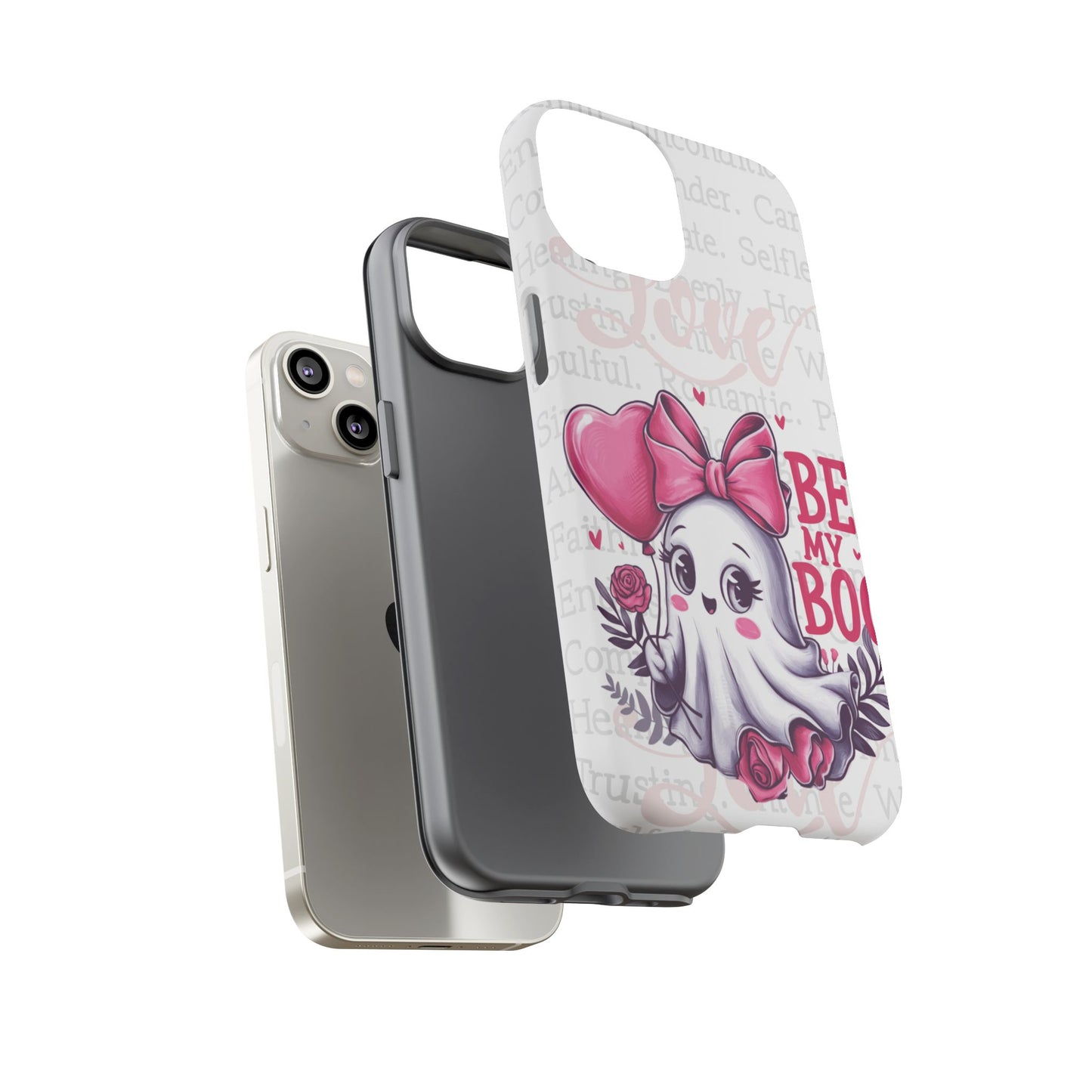 Be My Boo Ghost Patterned Durable Phone Case