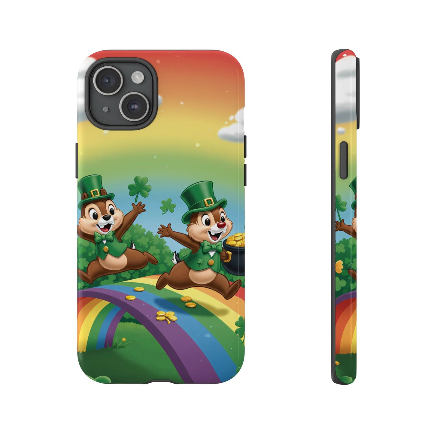 Disney Chip 'n Dale St. Patrick's Day Durable Phone Case