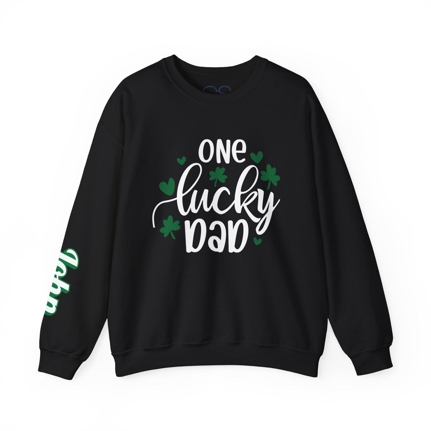 Personalized One Lucky Dad St. Patricks Day Sweatshirt