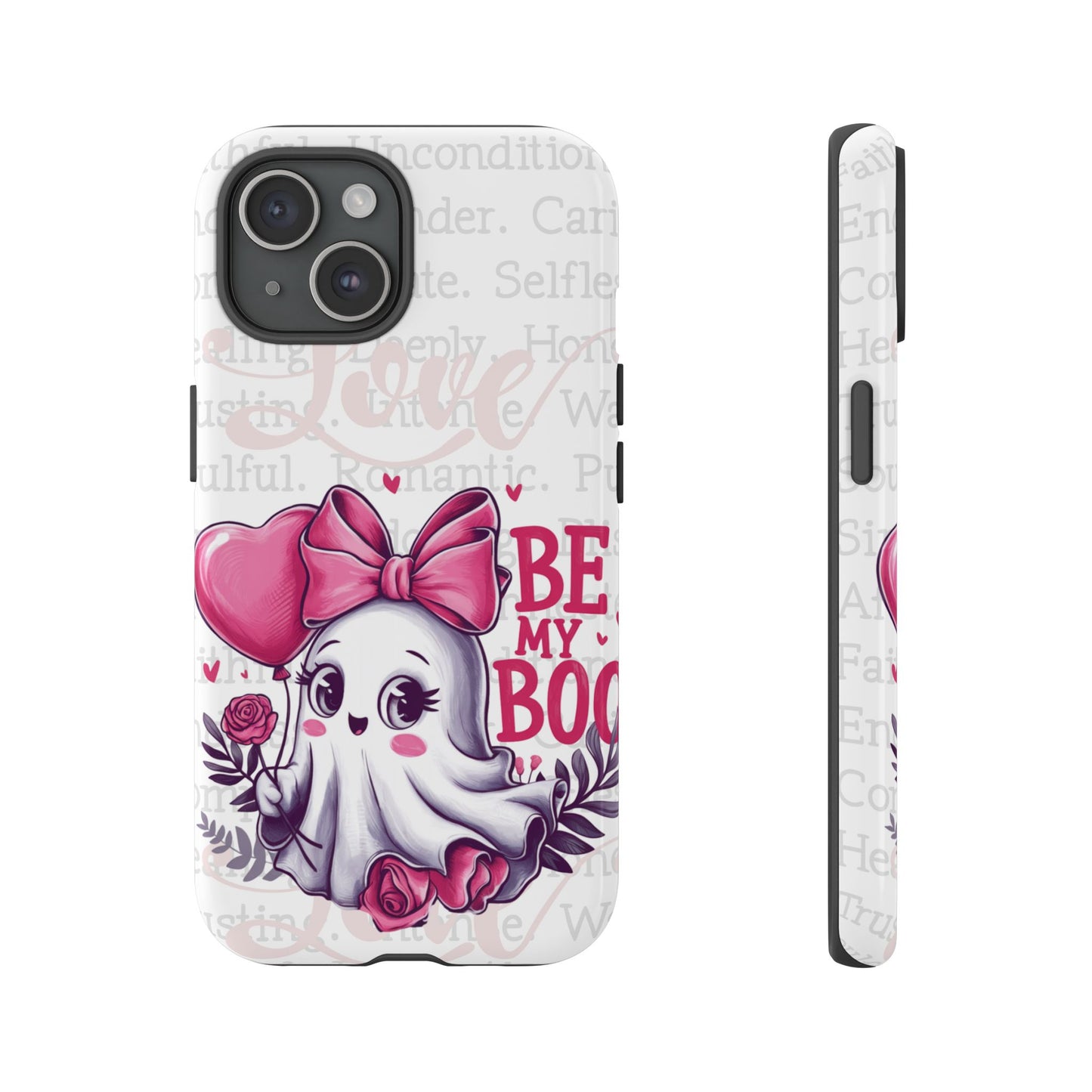 Be My Boo Ghost Patterned Durable Phone Case
