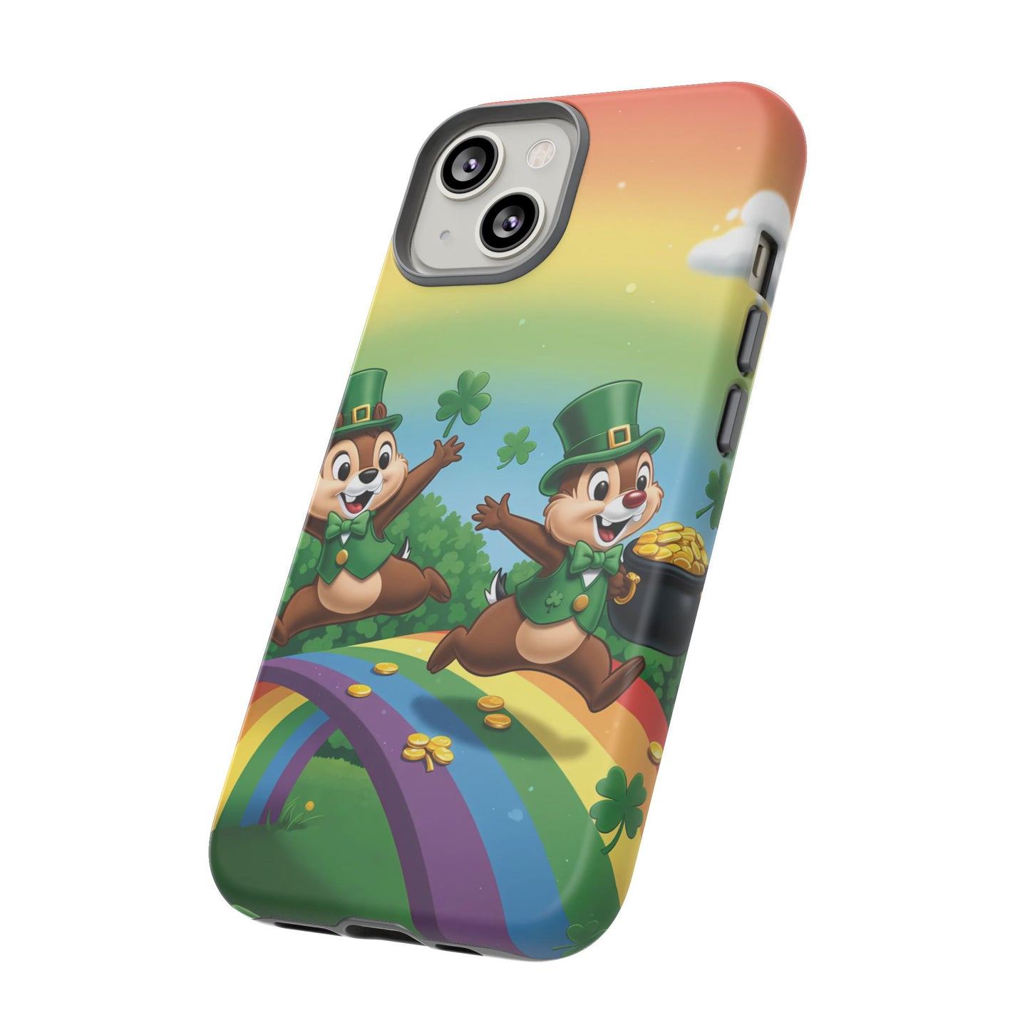 Disney Chip 'n Dale St. Patrick's Day Durable Phone Case