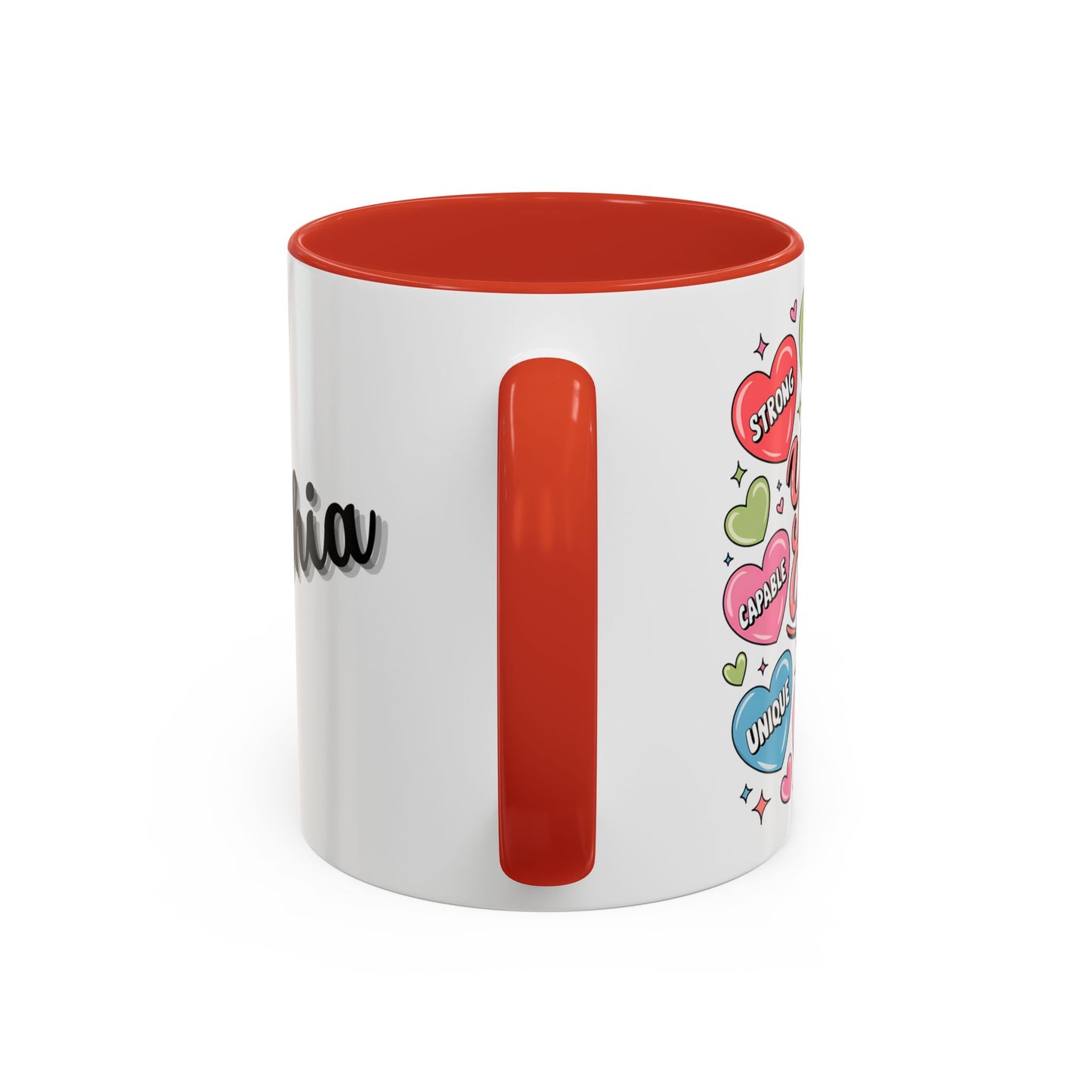 Custom "You Are Loved" Valentine's Day Color Mug with Personalized Name