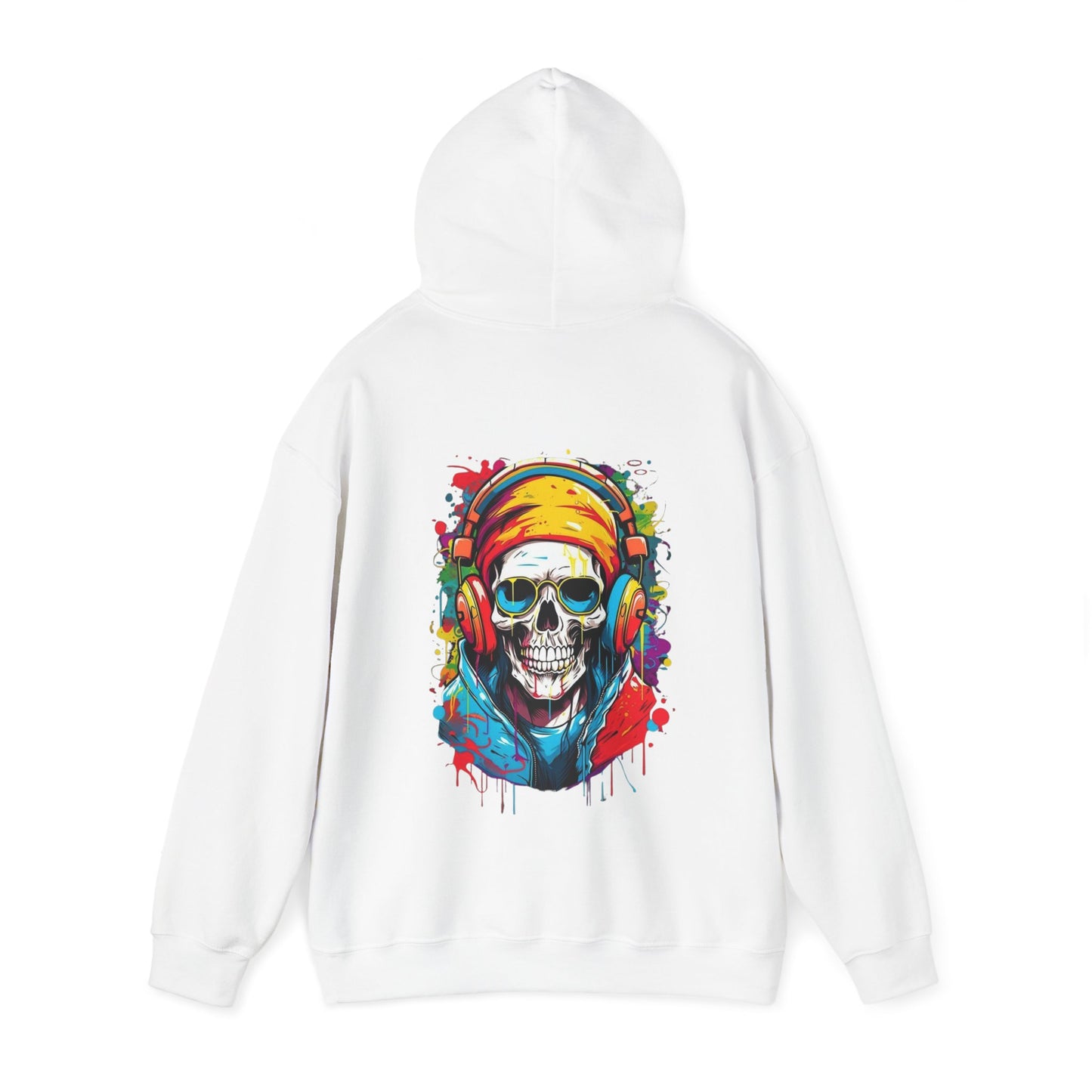 Vivid Gamer Skull Hooded Sweatshirt