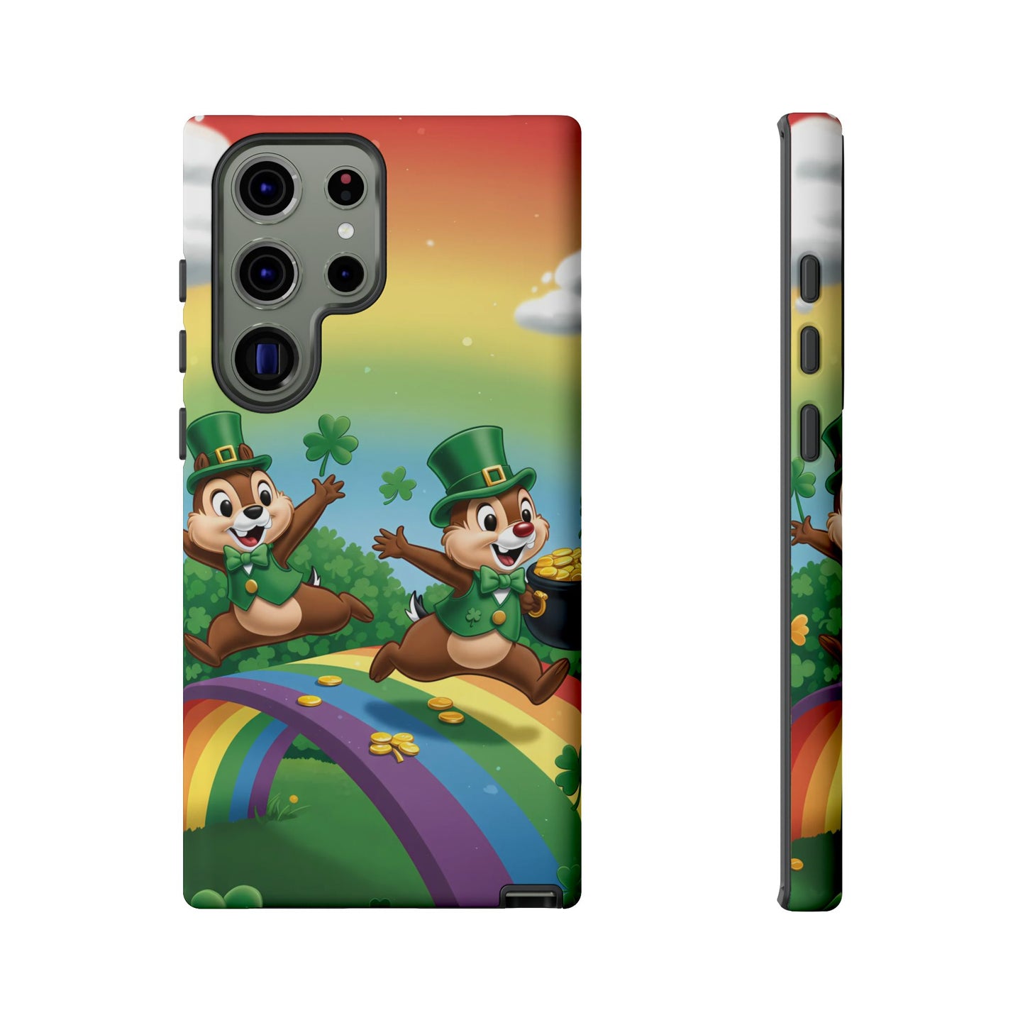 Disney Chip 'n Dale St. Patrick's Day Durable Phone Case