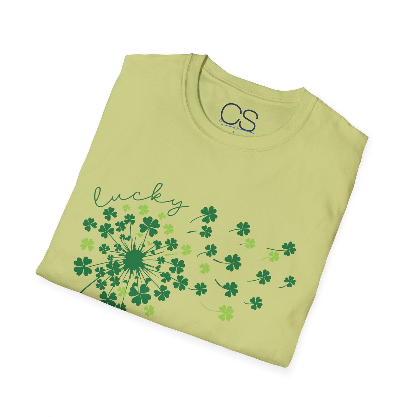 Luck of the Irish Dandelion Unisex Softstyle T-Shirt