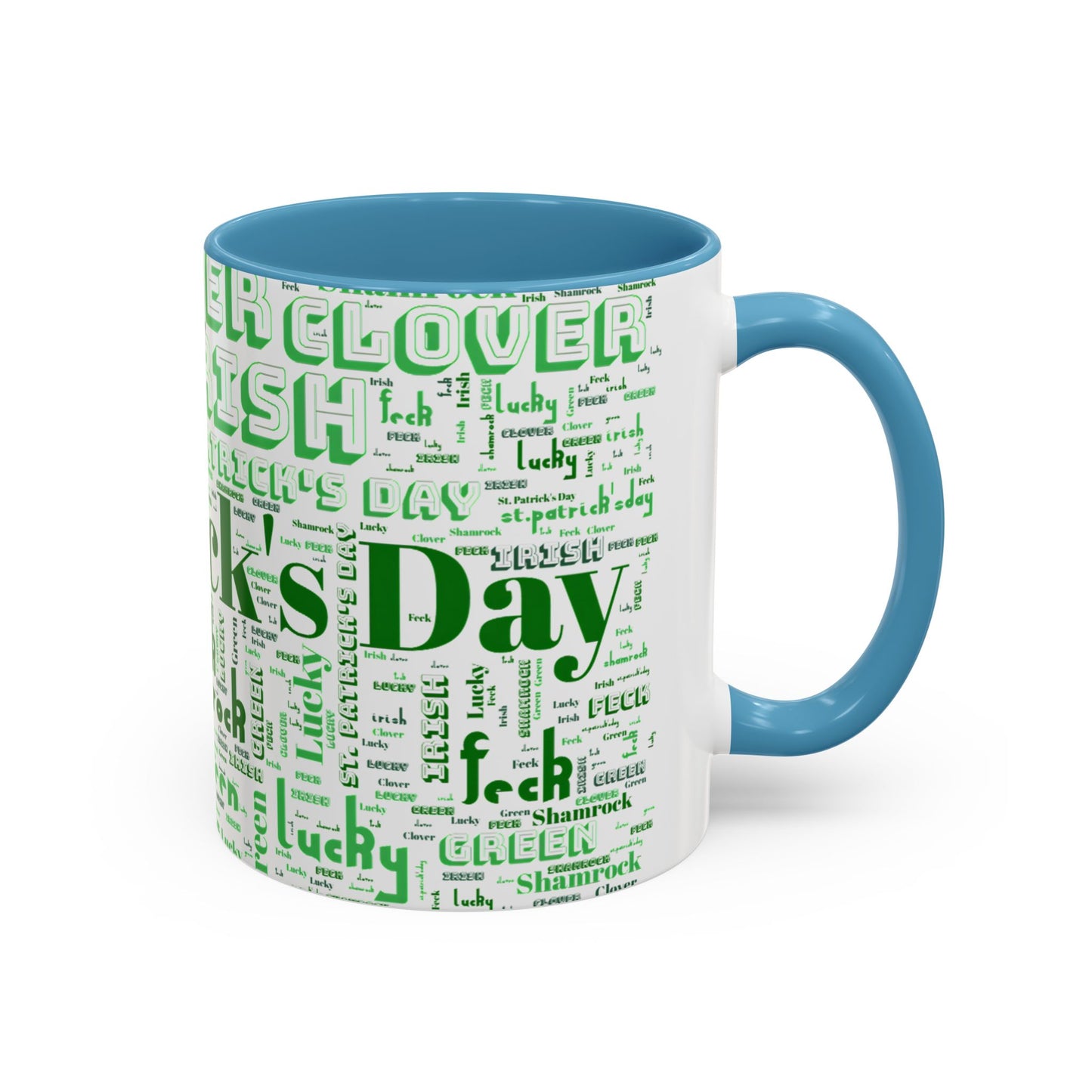 Irish St. Patrick's Day Word Art Mug