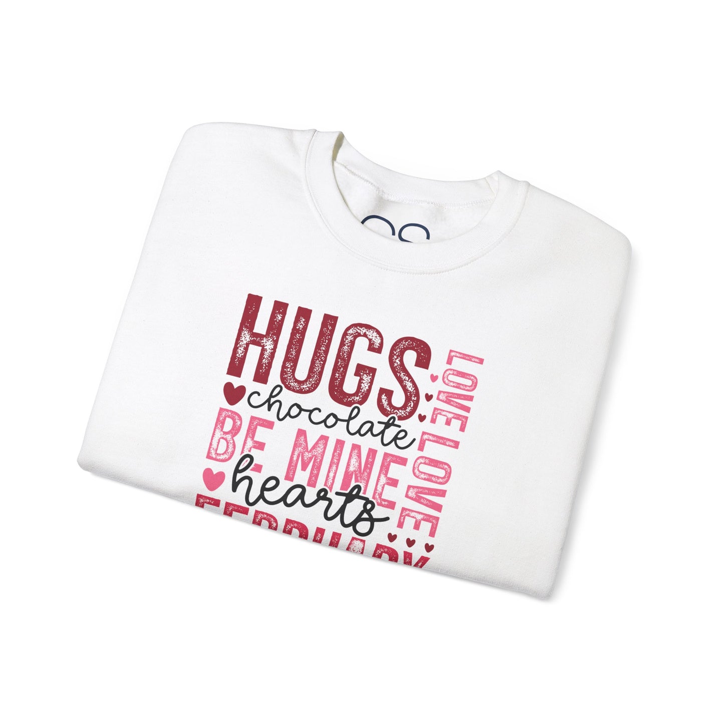 Cozy and Romantic Typography Crewneck Sweatshirt