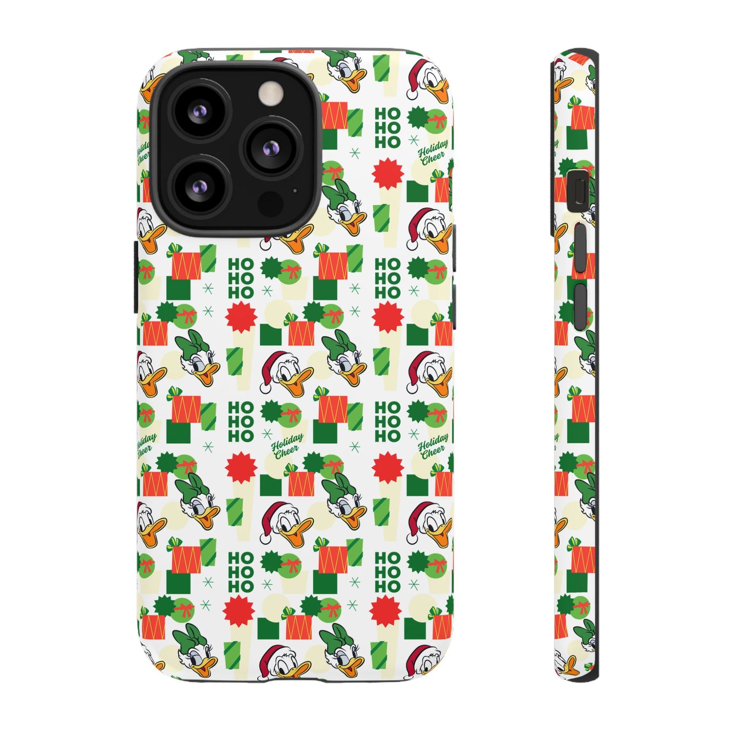 Disney Donald Duck and Daisy Christmas-Themed Durable Phone Case