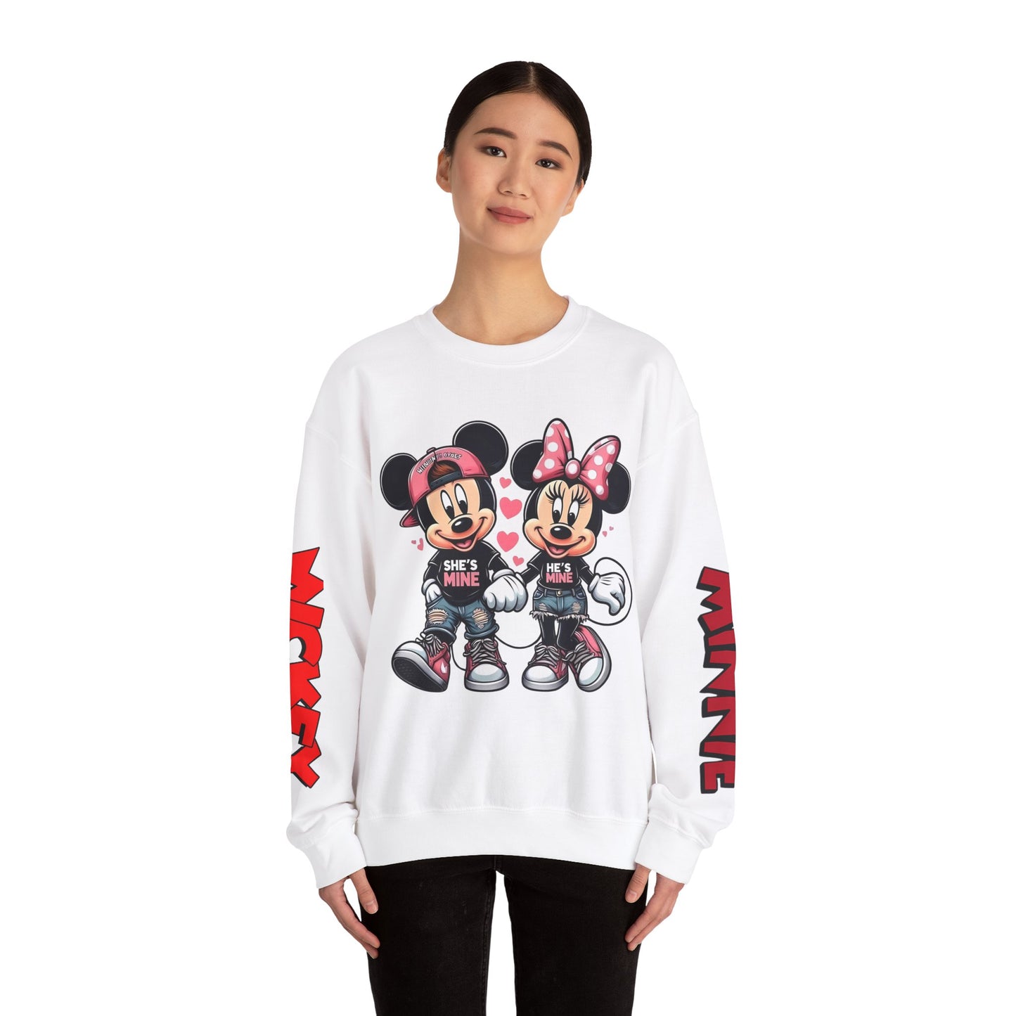 Mickey & Minnie Couples Crewneck Sweatshirt