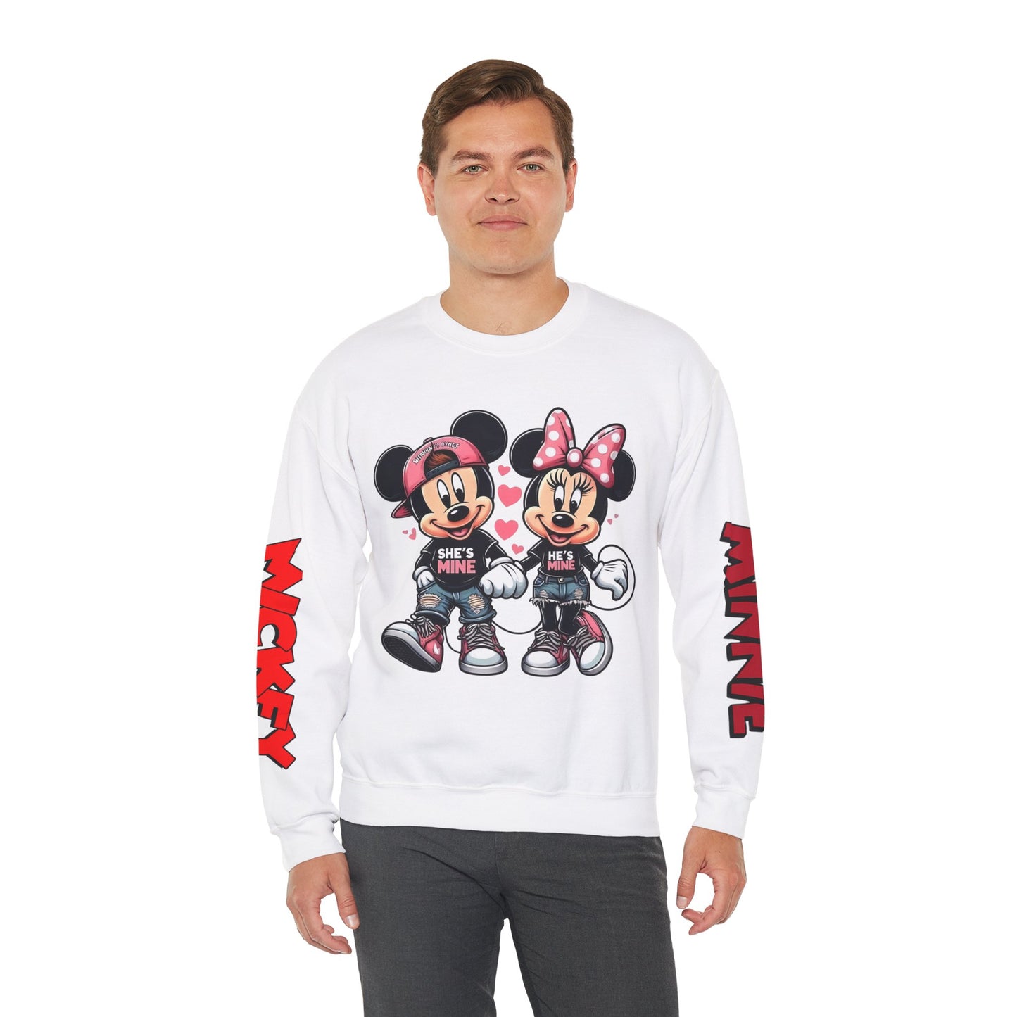 Mickey & Minnie Couples Crewneck Sweatshirt