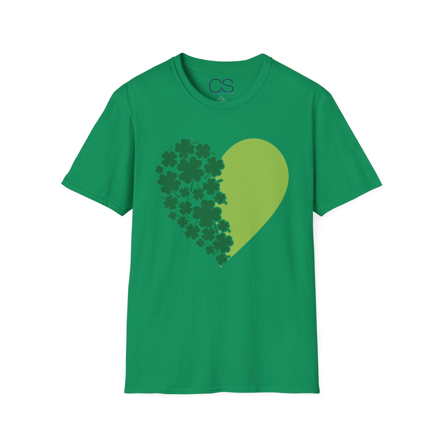 Irish Shamrock Heart T-Shirt