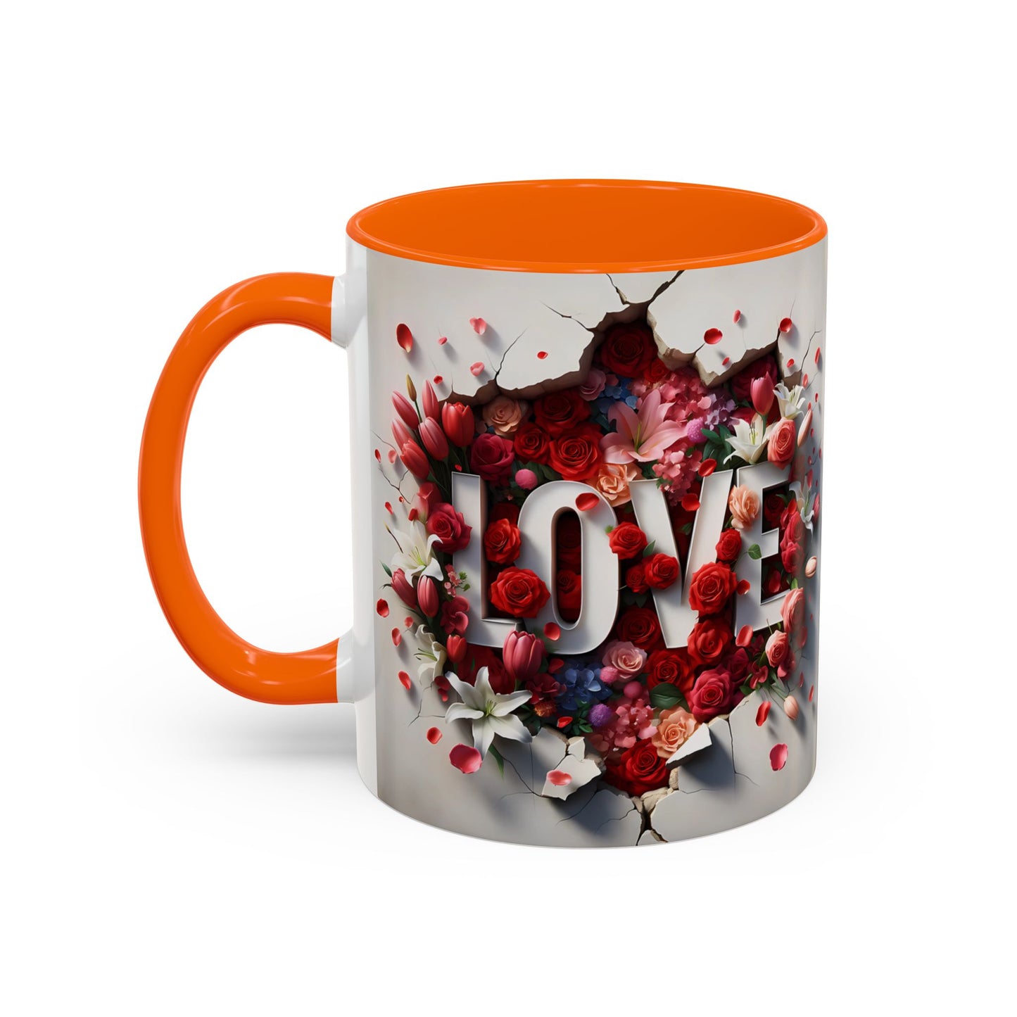 3D Floral LOVE/MUM Mugs - Mother's Day Gift