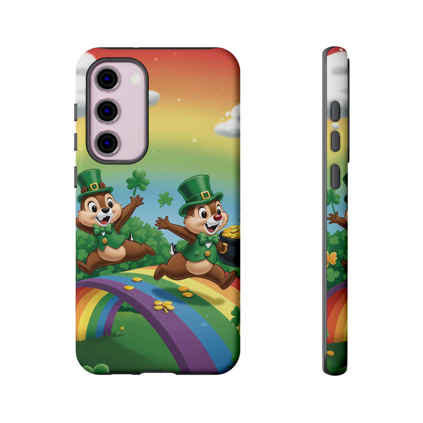 Disney Chip 'n Dale St. Patrick's Day Durable Phone Case