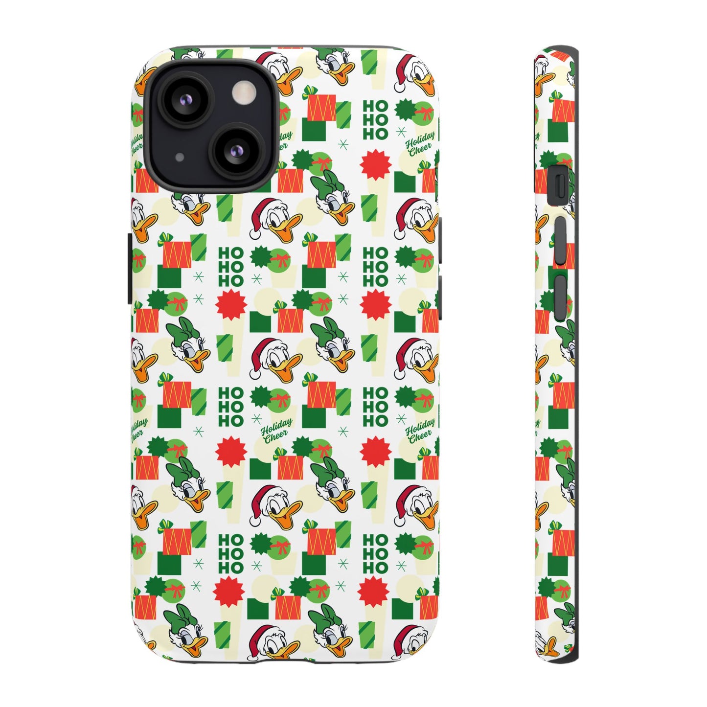Disney Donald Duck and Daisy Christmas-Themed Durable Phone Case